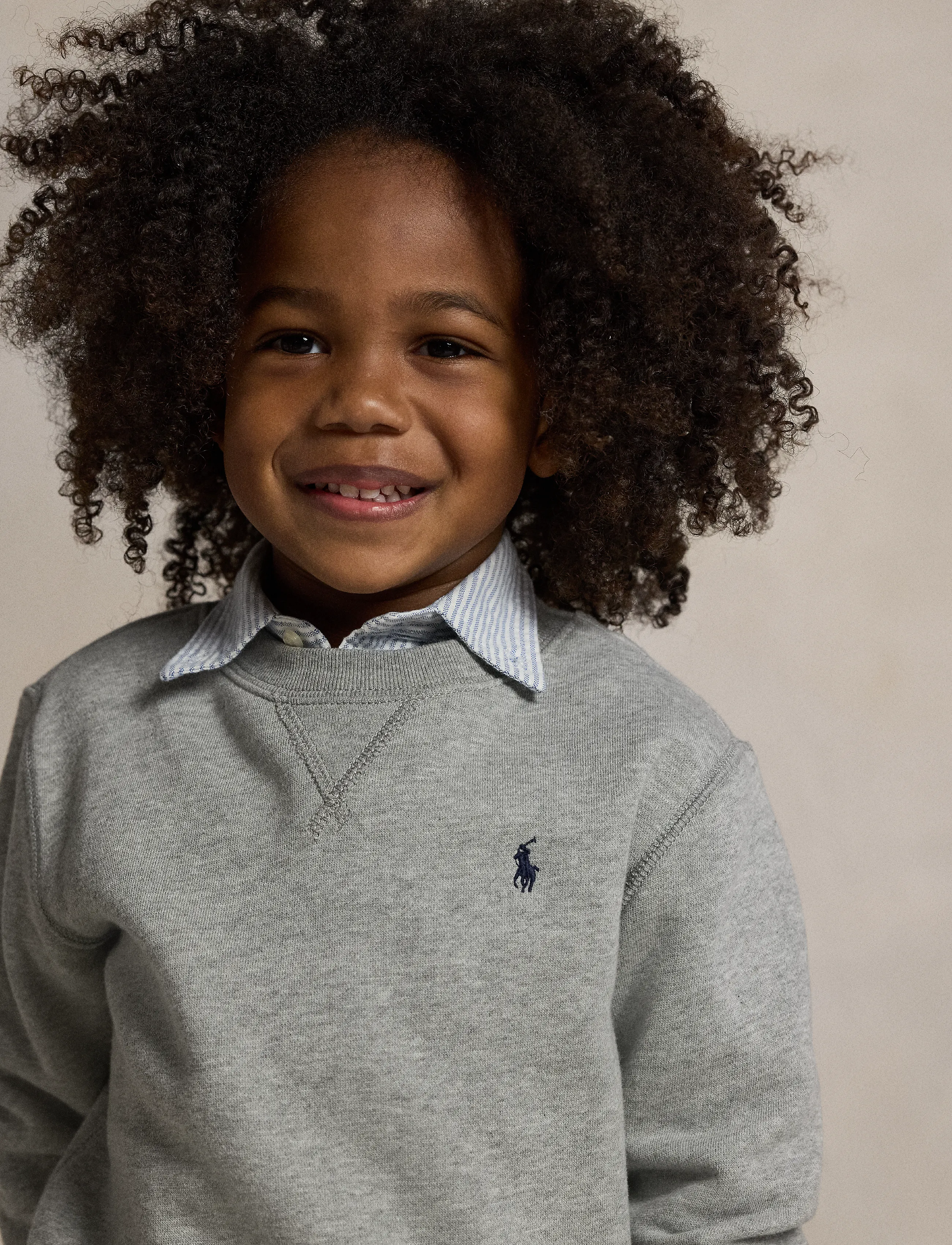 Ralph Lauren Kids - Fleece Sweatshirt - sweatshirts - dark sport heathe - 3