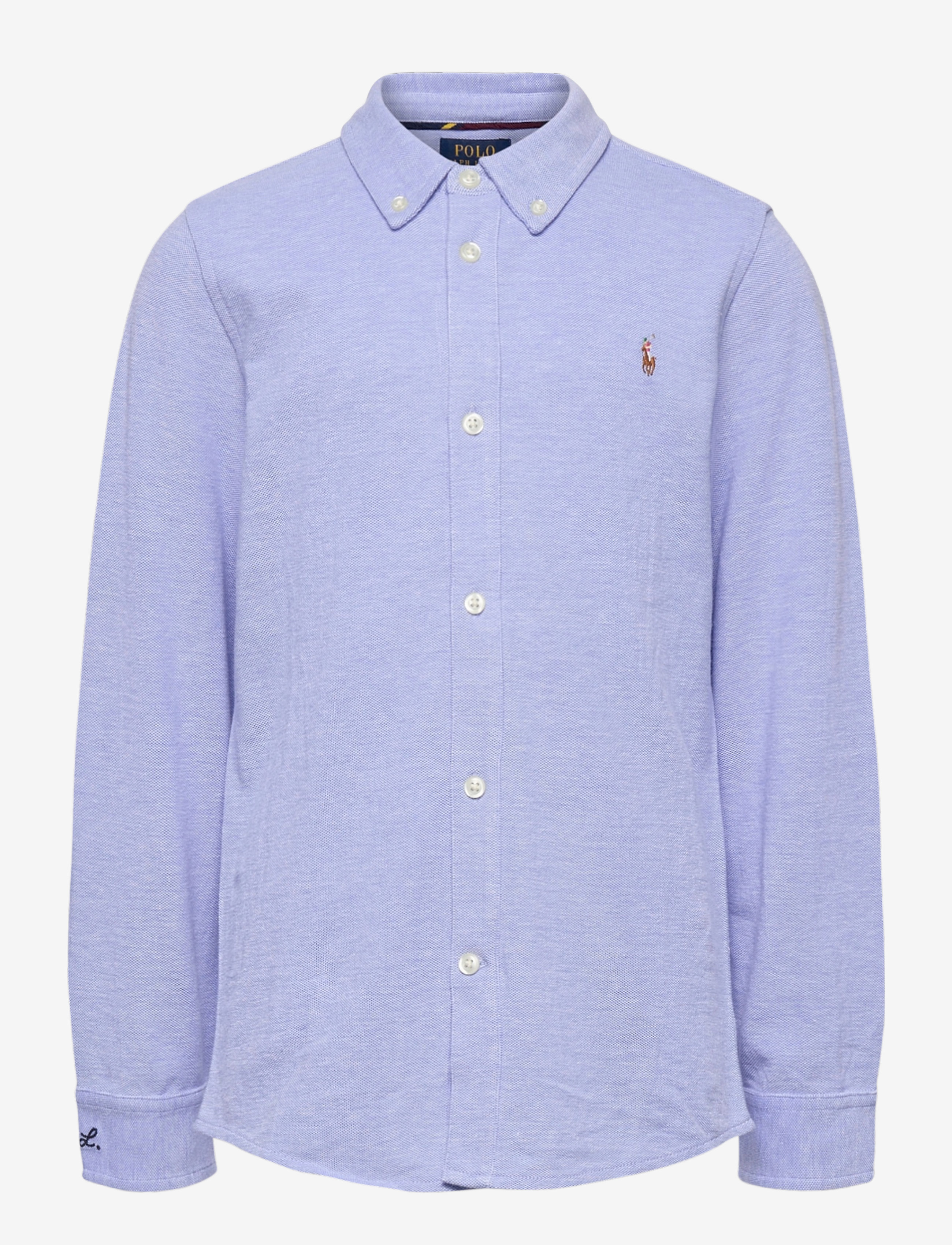 Ralph Lauren Kids - OXFORD MESH-LS BD-TP-KNT - harbor island blu - 0