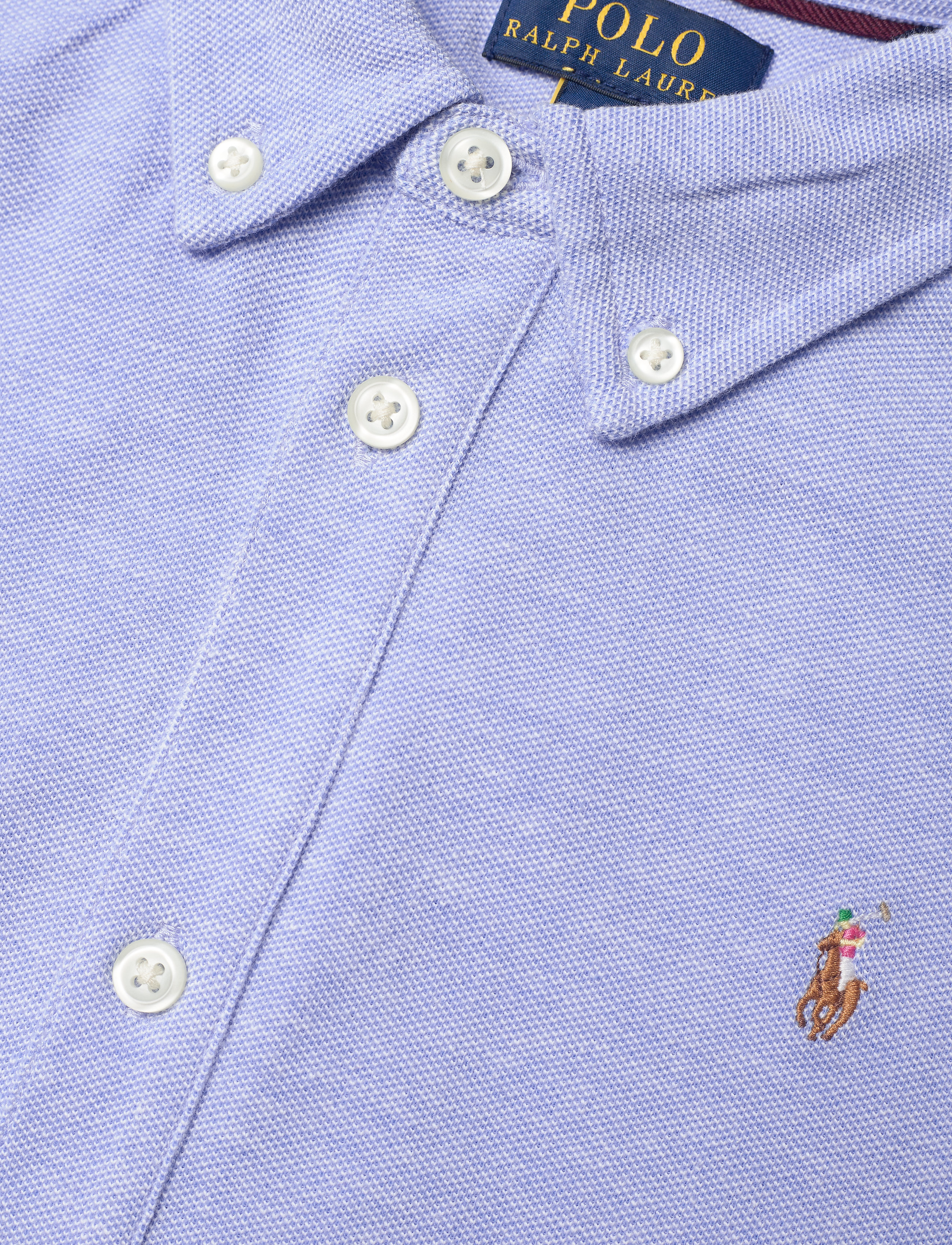 Ralph Lauren Kids - OXFORD MESH-LS BD-TP-KNT - harbor island blu - 2