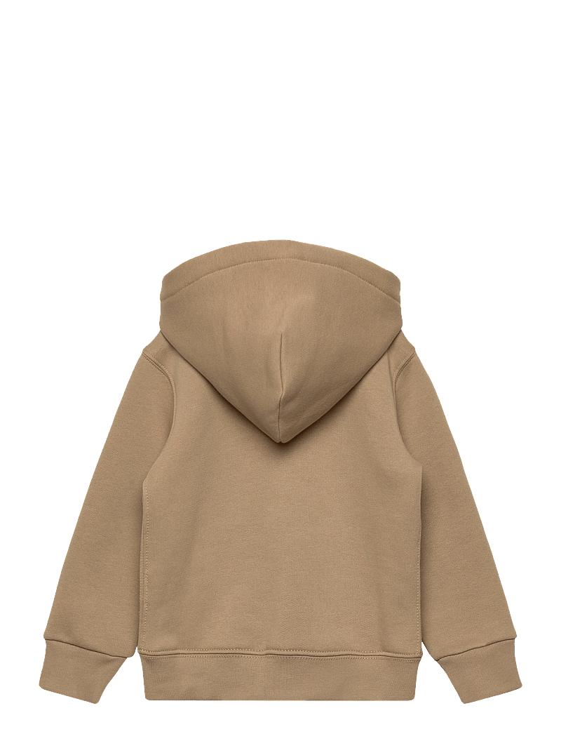 Ralph Lauren Kids - Fleece Full-Zip Hoodie - huvtröjor - classic khaki/c81 - 1