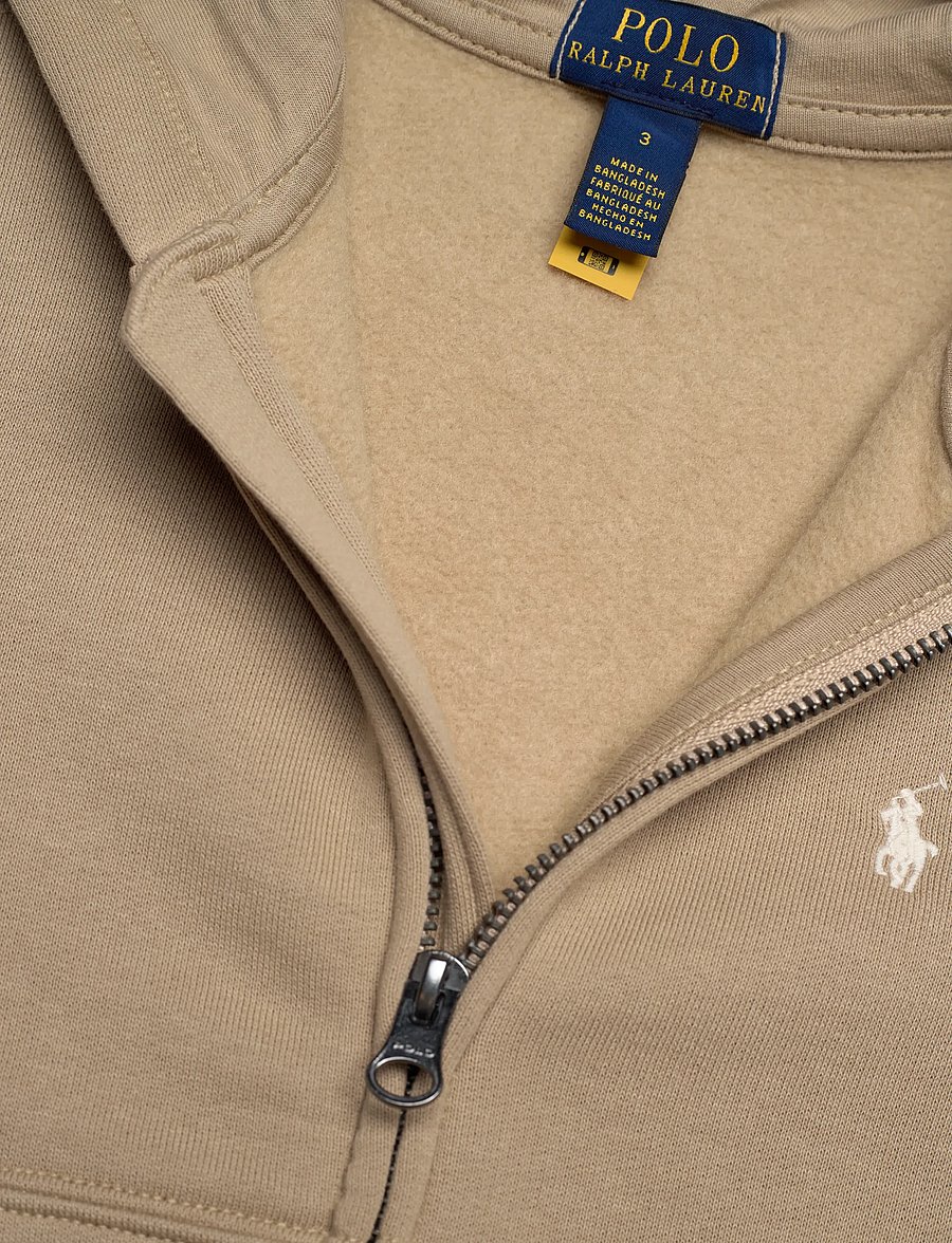 Ralph Lauren Kids - Fleece Full-Zip Hoodie - kapuzenpullover - classic khaki/c81 - 2