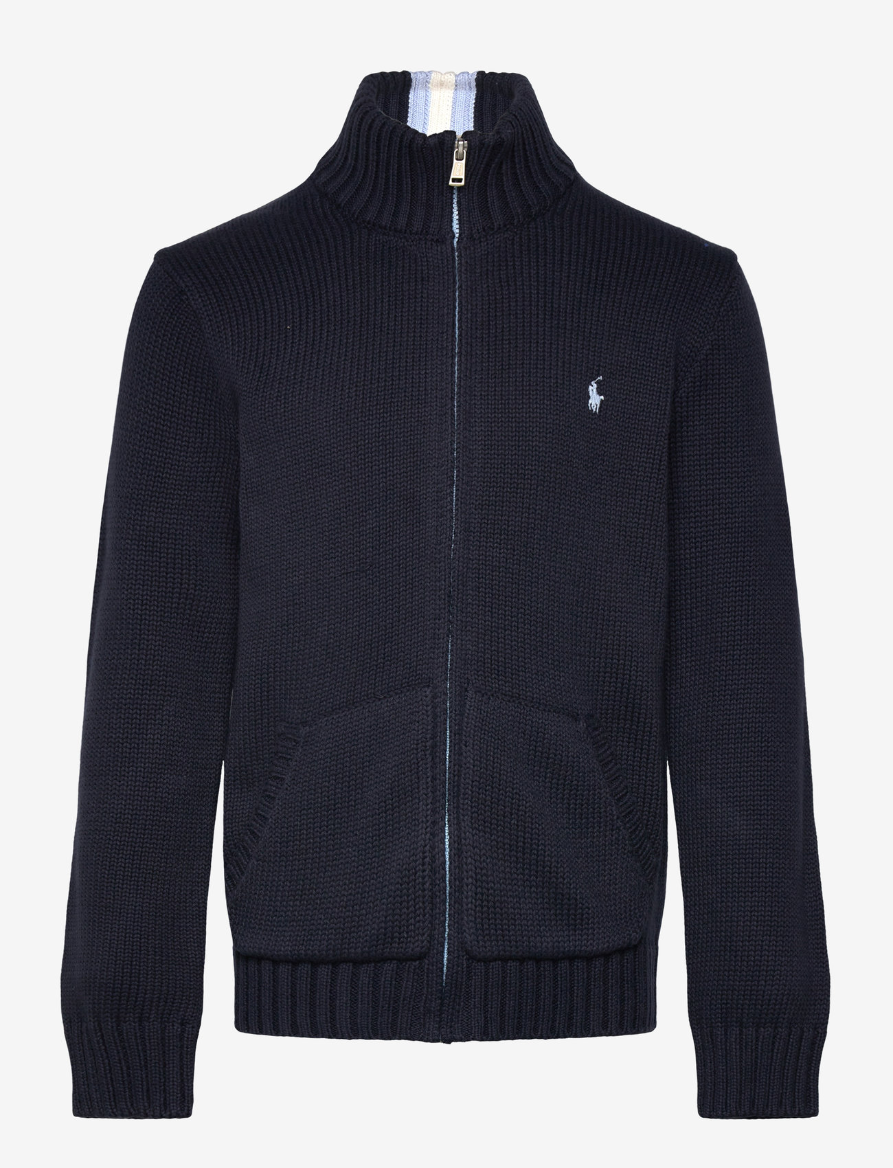 Ralph Lauren Kids - Cotton Full-Zip Sweater - cardigans - rl navy/c7279 - 0