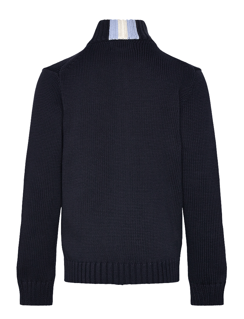 Ralph Lauren Kids - Cotton Full-Zip Sweater - cardigans - rl navy/c7279 - 1