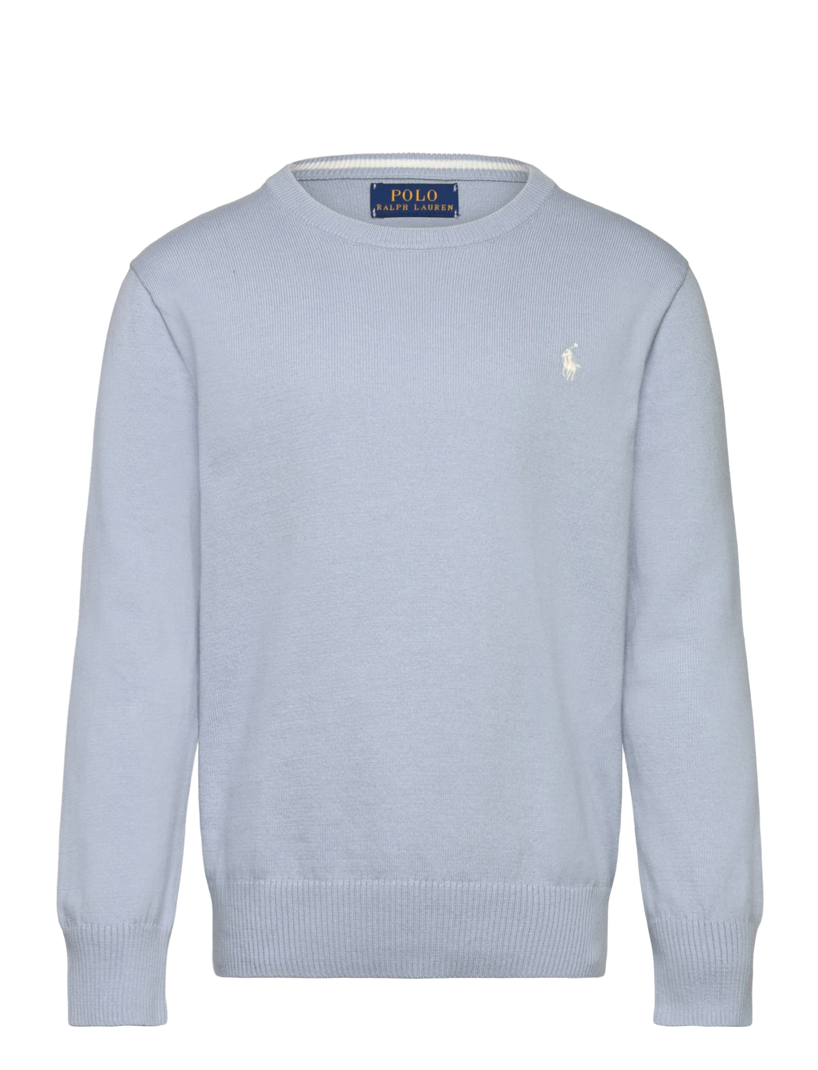 Cotton Crewneck Sweater - ESTATE BLUE