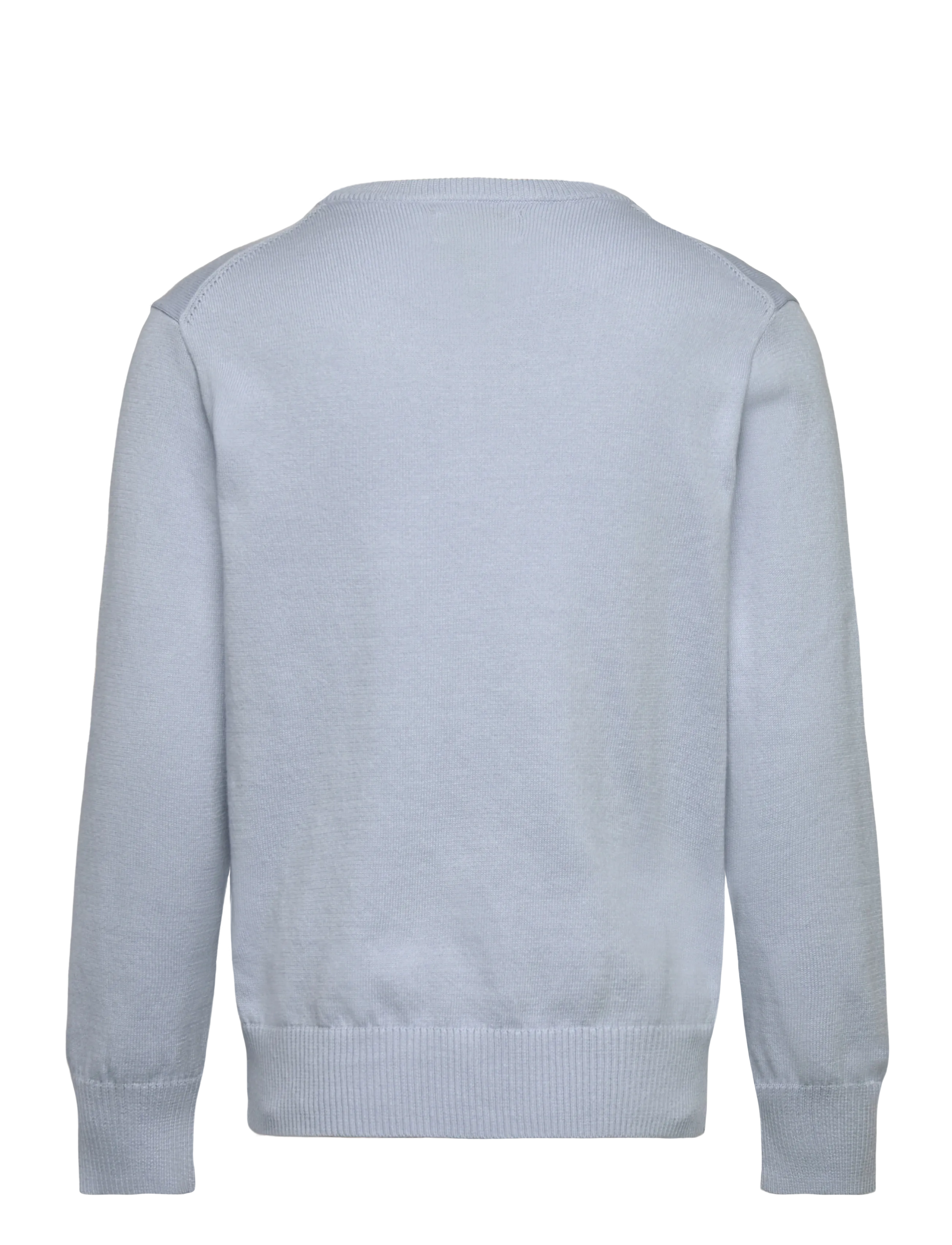 Ralph Lauren Kids - Cotton Crewneck Sweater - stickade tröjor - estate blue - 1
