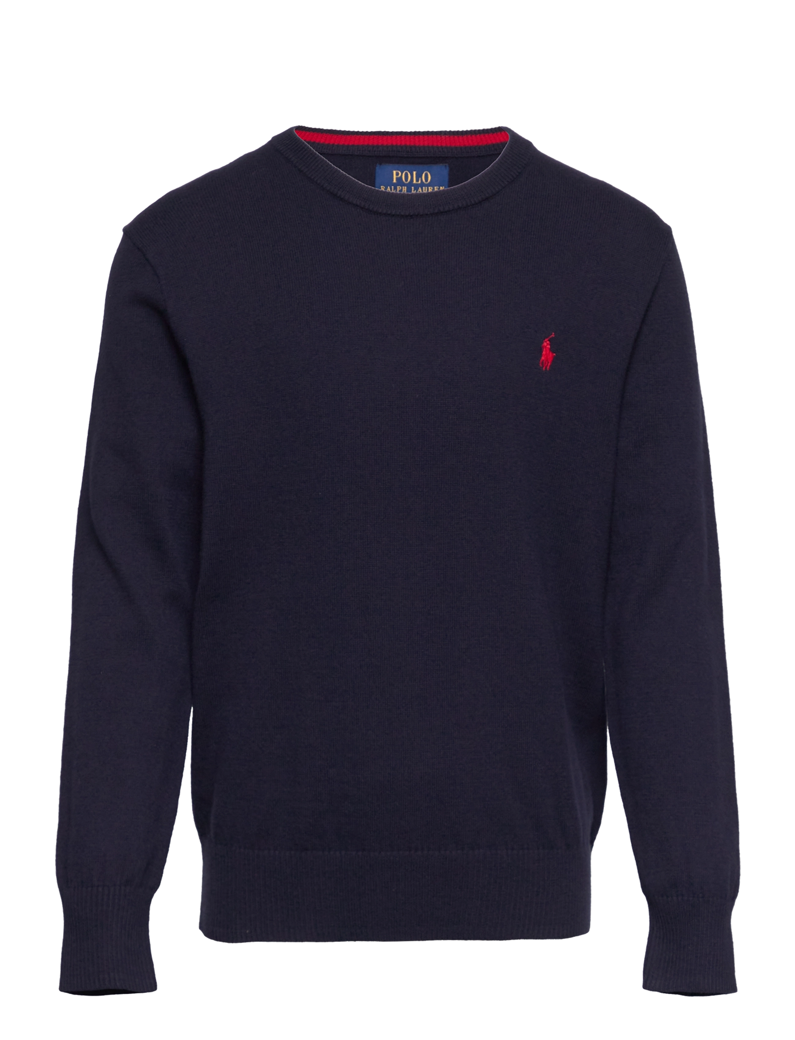 Ralph Lauren Kids Cotton Crewneck Sweater - Strik - RL NAVY/C3822 / navy