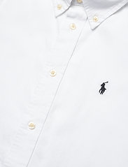 Ralph Lauren Kids - Slim Fit Cotton Oxford Shirt - krekli ar garām piedurknēm - white - 2