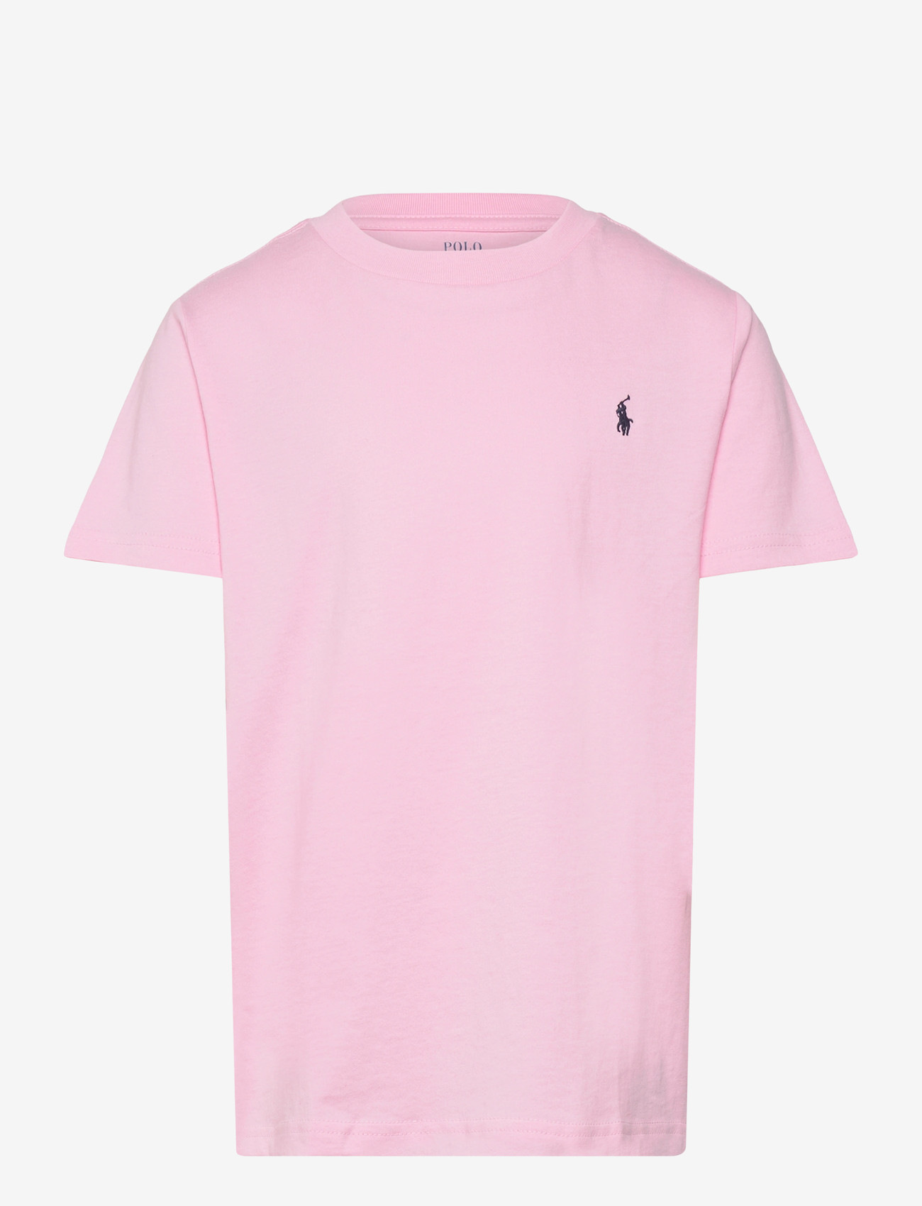 Ralph Lauren Kids - Cotton Jersey Crewneck Tee - kortärmade t-shirts - carmel pink - 0