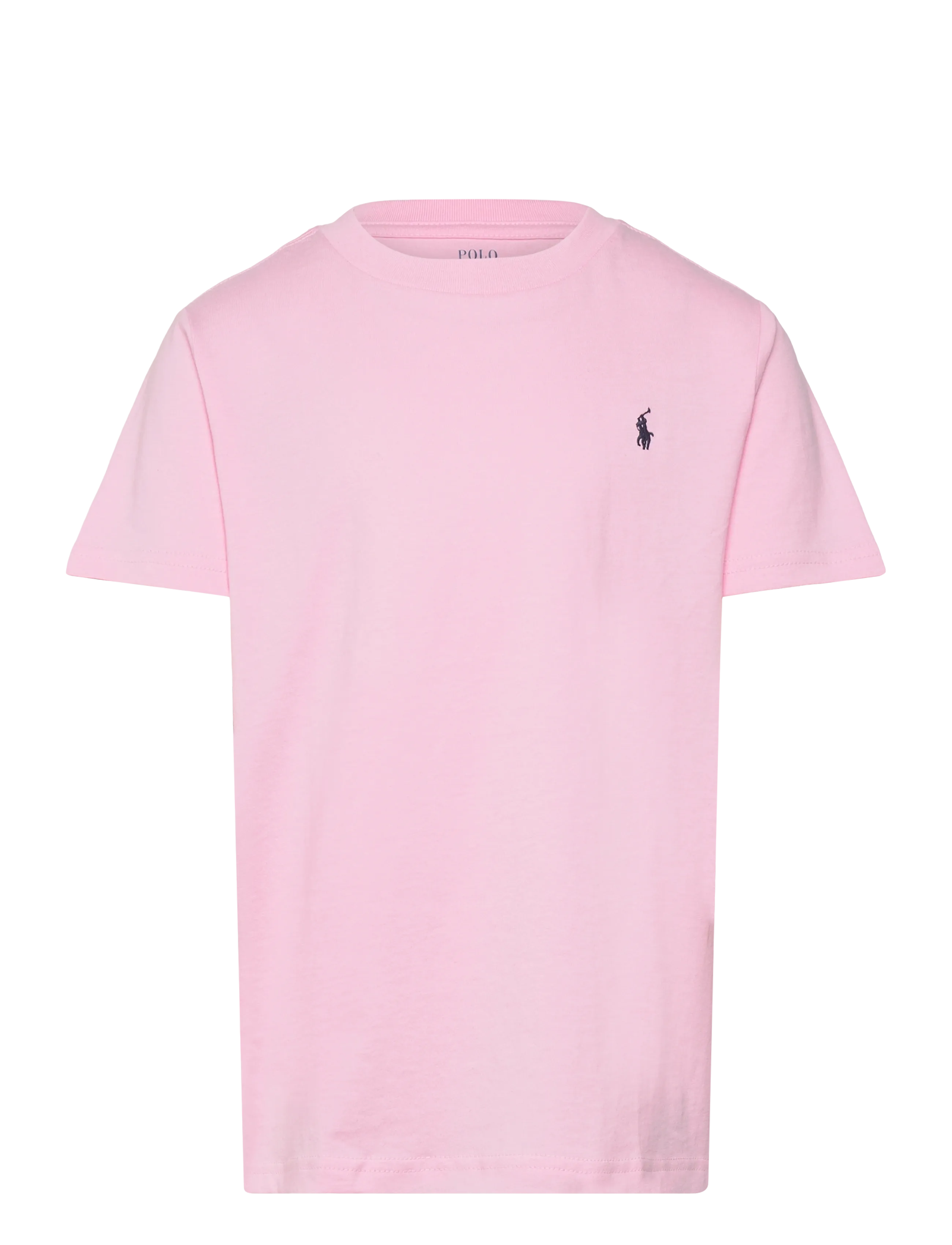 Ralph Lauren Kids Cotton Jersey Crewneck Tee - Toppar & T-shirts - CARMEL PINK / pink/rose