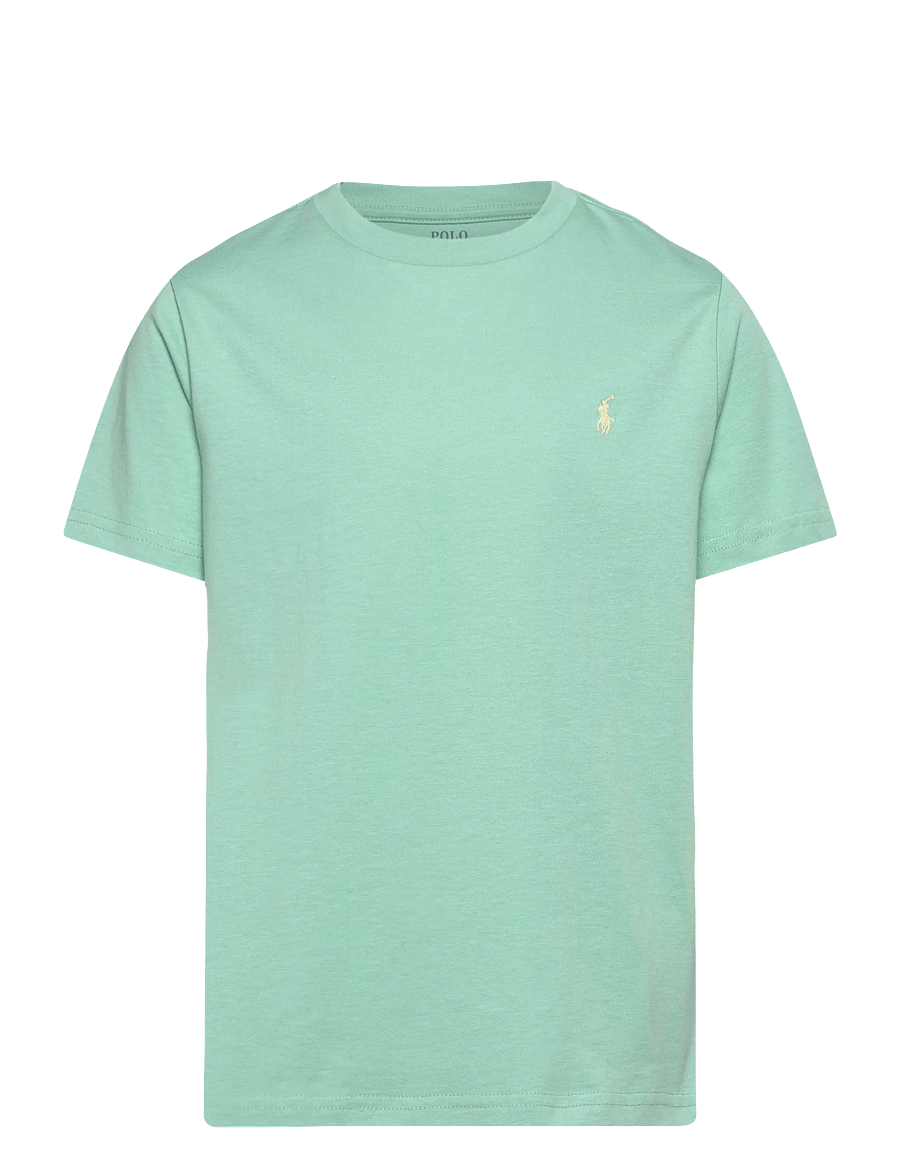 Ralph Lauren Kids - Cotton Jersey Crewneck Tee - lühikeste varrukatega t-särgid - celadon/c1168 - 1