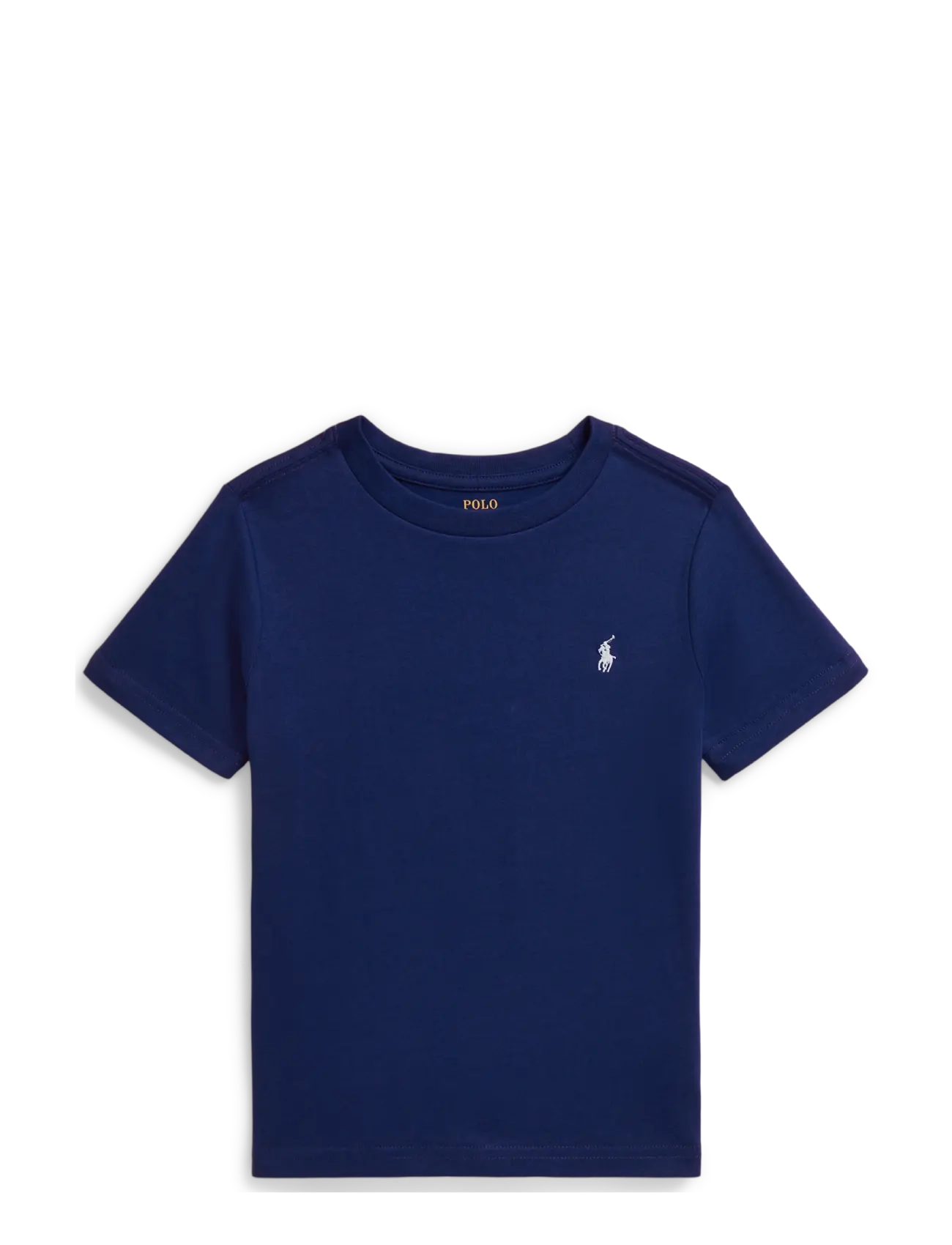 Ralph Lauren Kids Cotton Jersey Crewneck Tee - Shop by size - DUSTY AZURE/C1268 / navy