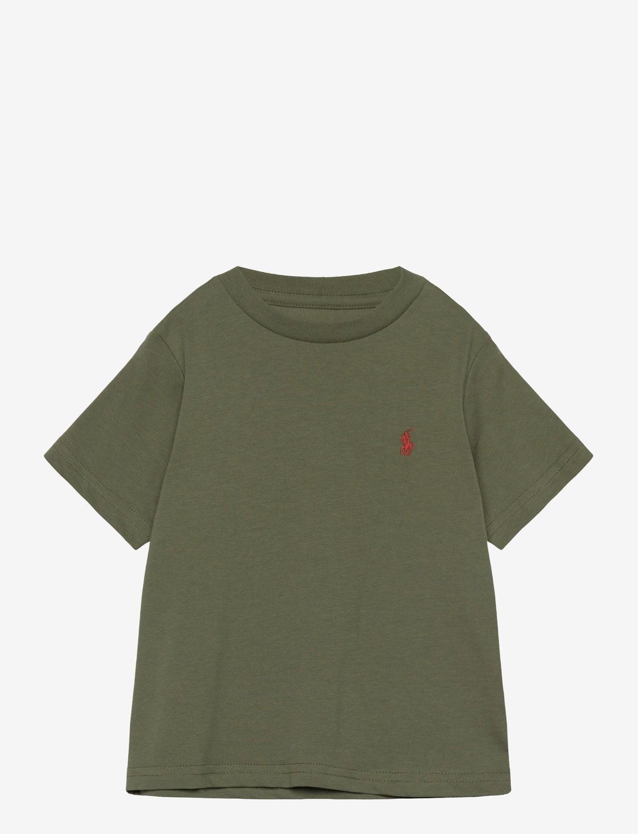 Ralph Lauren Kids - Cotton Jersey Crewneck Tee - lühikeste varrukatega t-särgid - mint olive/c8702 - 1