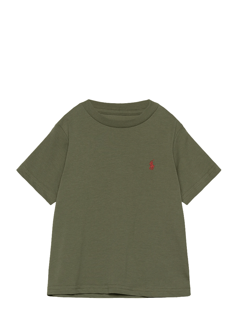 Ralph Lauren Kids - Cotton Jersey Crewneck Tee - lühikeste varrukatega t-särgid - mint olive/c8702 - 1