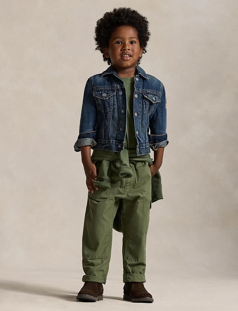 Ralph Lauren Kids - Cotton Jersey Crewneck Tee - lühikeste varrukatega t-särgid - mint olive/c8702 - 0