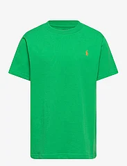 Ralph Lauren Kids - Cotton Jersey Crewneck Tee - lyhythihaiset t-paidat - preppy green - 0
