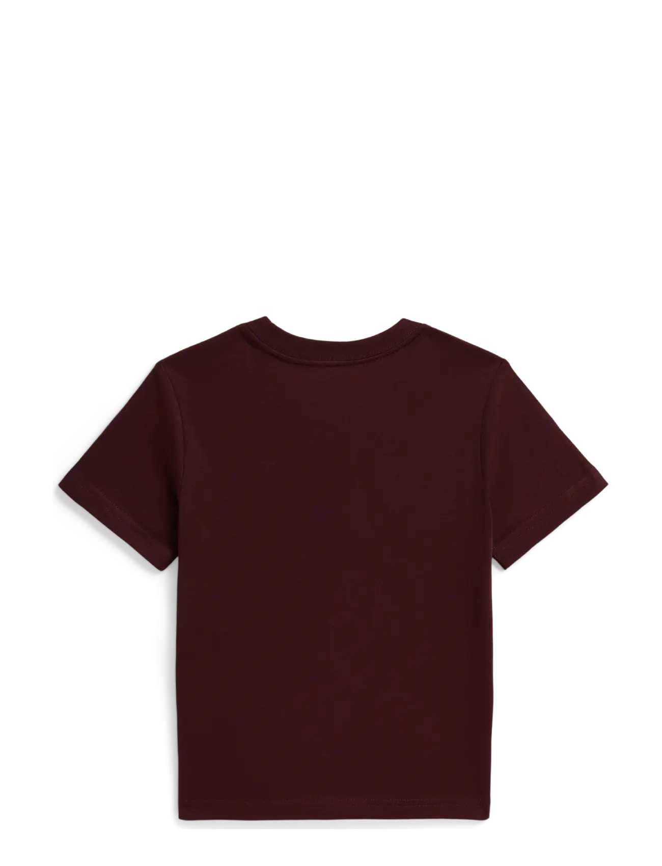 Ralph Lauren Kids - Cotton Jersey Crewneck Tee - short-sleeved t-shirts - rich ruby/c8154 - 1