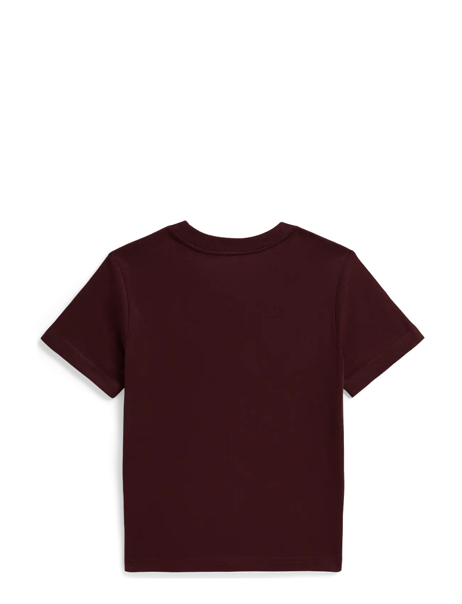 Ralph Lauren Kids - 26/1 JERSEY-SS CN-TP-TSH - lühikeste varrukatega t-särgid - rich ruby/c8154 - 1