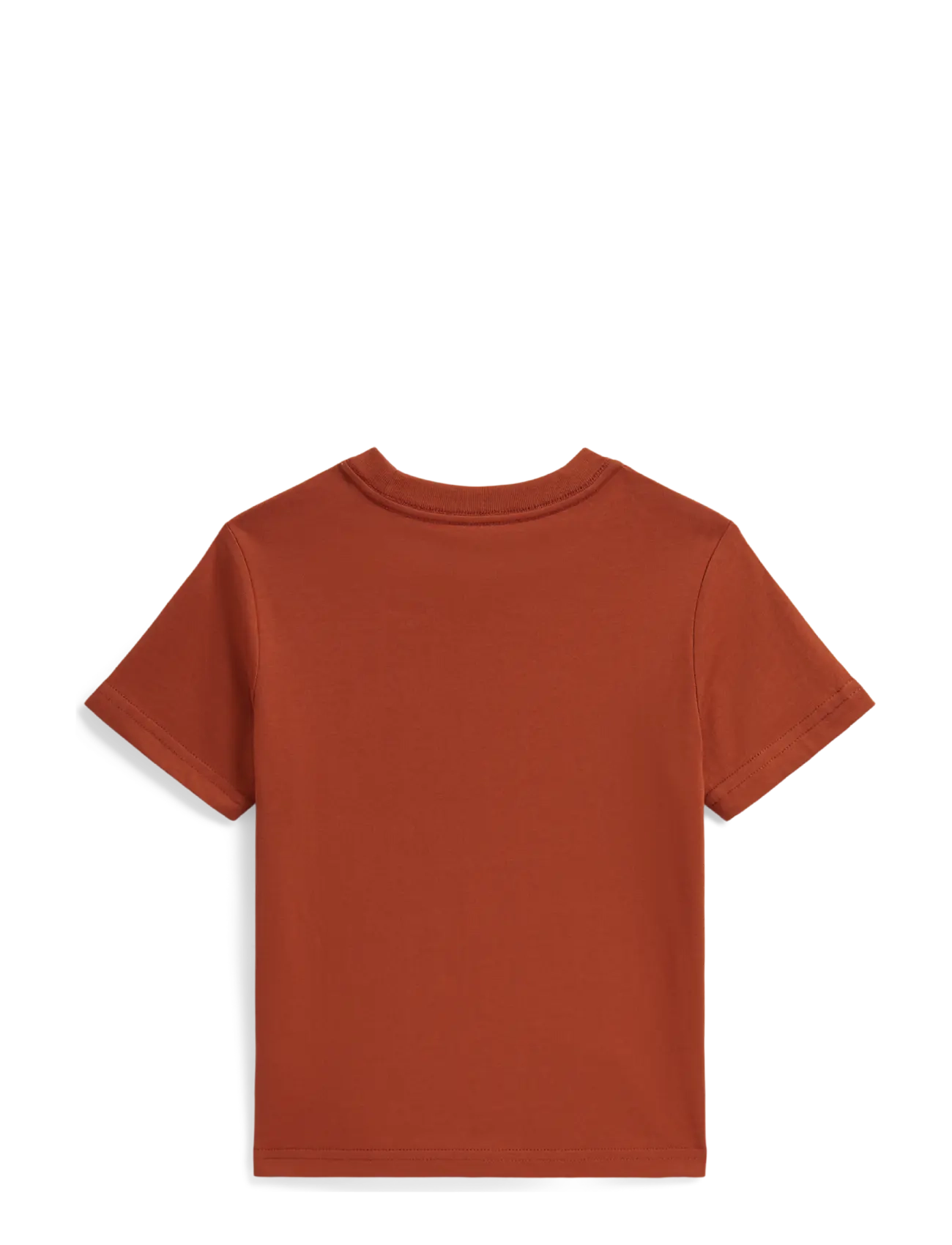 Ralph Lauren Kids - Cotton Jersey Crewneck Tee - kortärmade t-shirts - varsity orange/c5127 - 1
