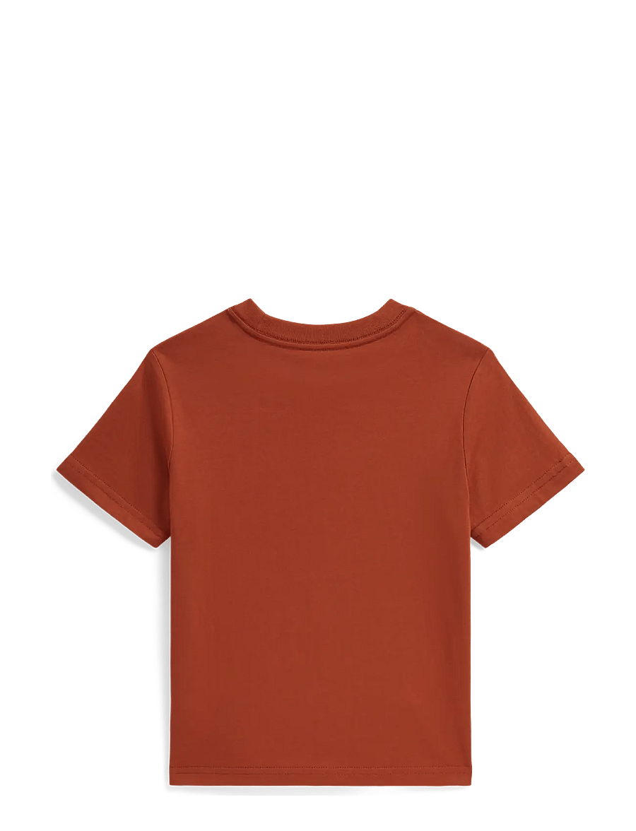 Ralph Lauren Kids - 26/1 JERSEY-SS CN-TP-TSH - kortærmede t-shirts - varsity orange/c5127 - 1
