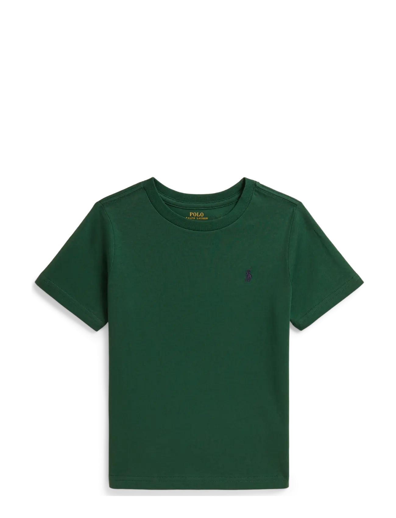 Ralph Lauren Kids Cotton Jersey Crewneck Tee - Shop by size - VERANO GREEN/C0794 / green