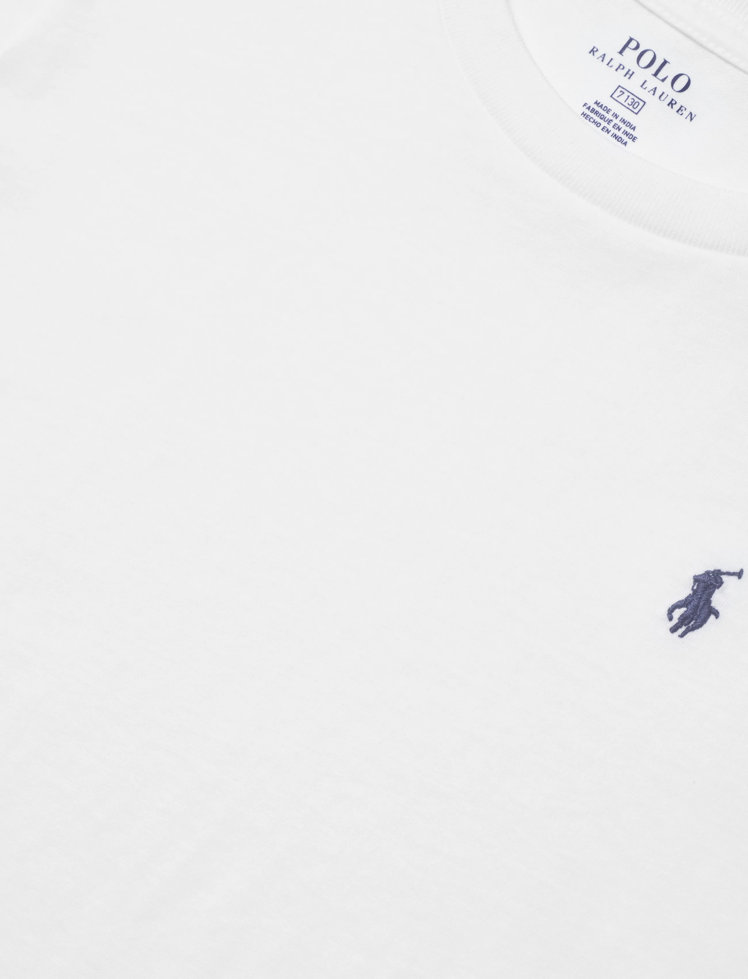 Ralph Lauren Kids - Cotton Jersey Crewneck Tee - kortærmede t-shirts - white - 2