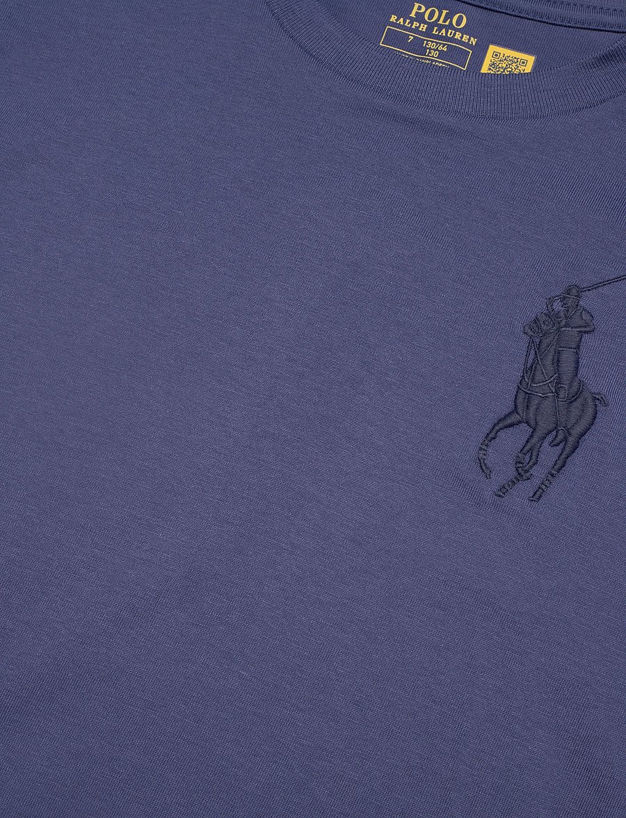 Ralph Lauren Kids - 26/1 JERSEY-SS CN-TP-TSH - kortærmede t-shirts - light navy/c5935 - 2