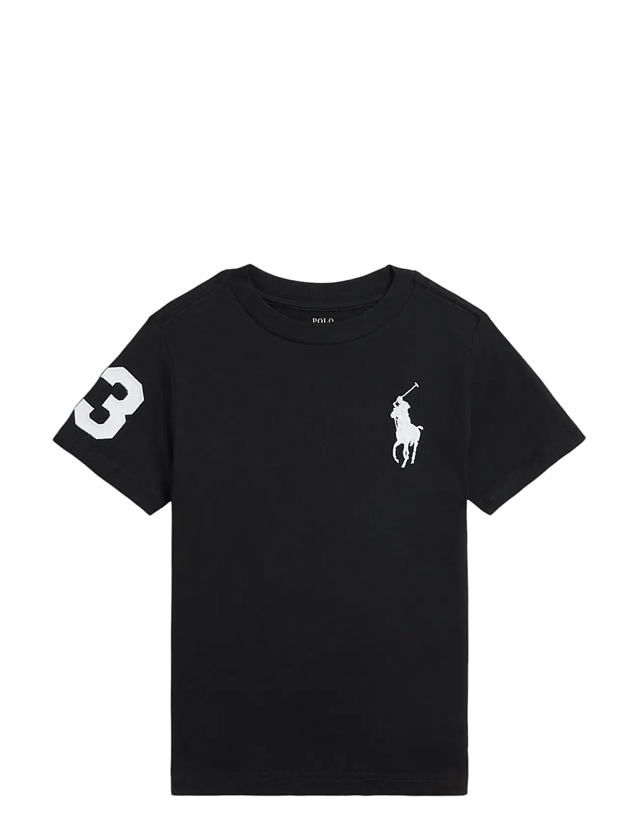 Ralph Lauren Kids - 26/1 JERSEY-SS CN-TP-TSH - kortärmade t-shirts - polo black/c1730 - 0