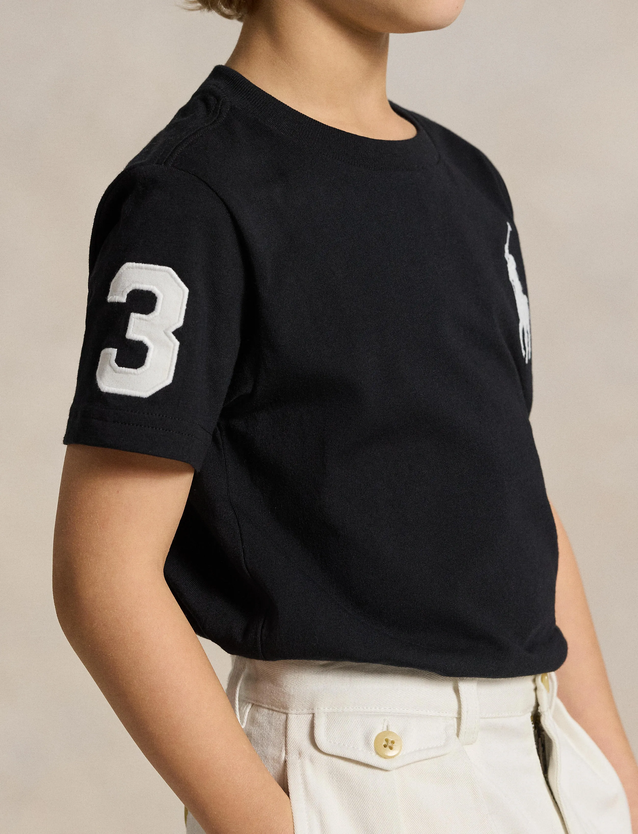 Ralph Lauren Kids - 26/1 JERSEY-SS CN-TP-TSH - kurzärmelige - polo black/c1730 - 2