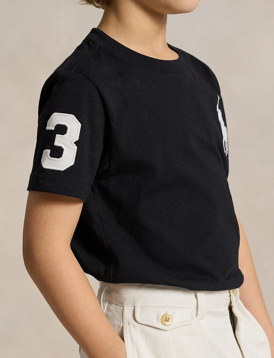 Ralph Lauren Kids - 26/1 JERSEY-SS CN-TP-TSH - kurzärmelige - polo black/c1730 - 2
