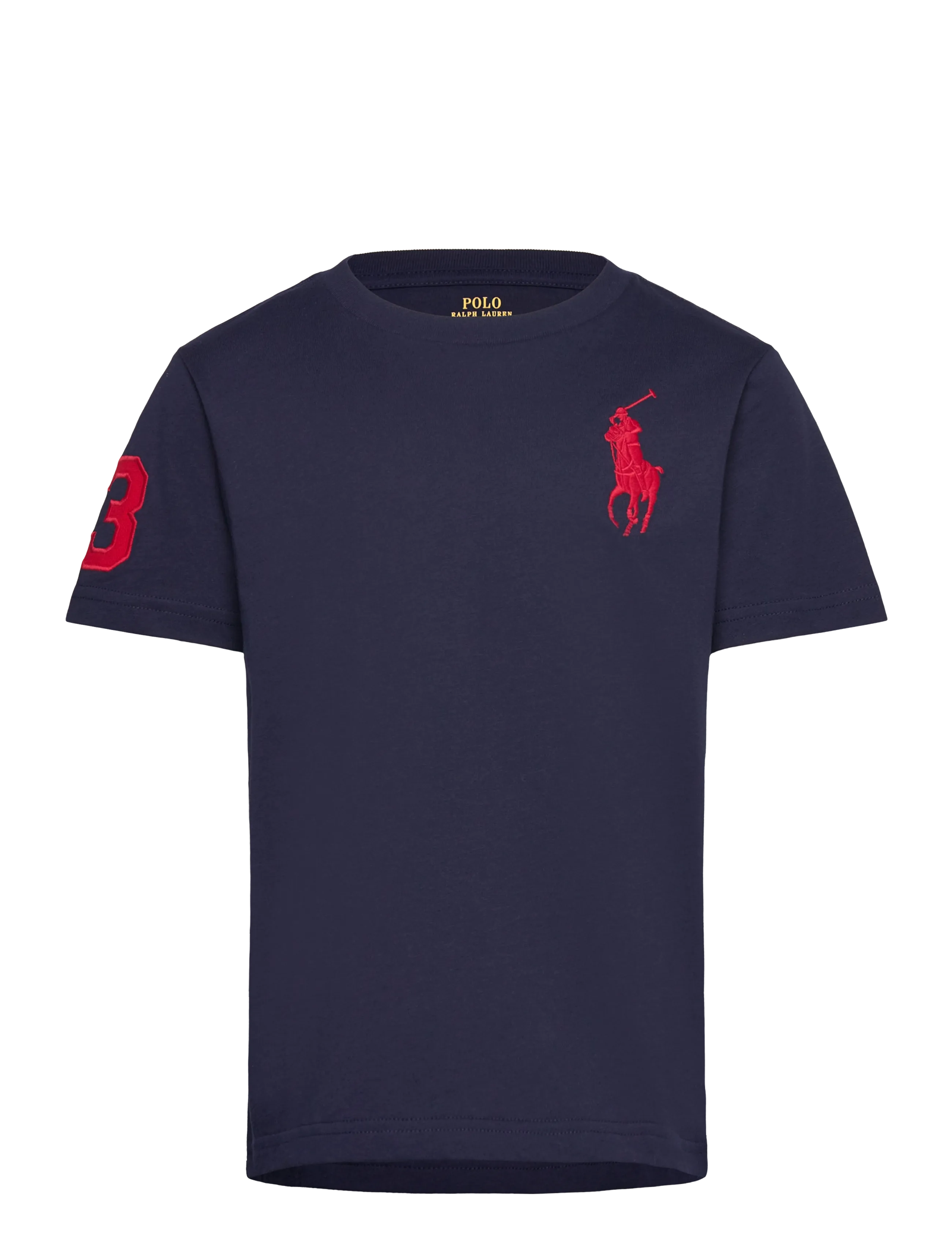 Ralph Lauren Kids Big Pony Cotton Jersey Tee - Kläder - REFINED NAVY/C387 / navy
