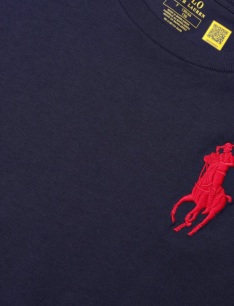 Ralph Lauren Kids - Big Pony Cotton Jersey Tee - lühikeste varrukatega t-särgid - refined navy/c387 - 2
