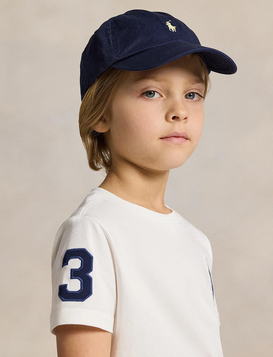 Ralph Lauren Kids - 26/1 JERSEY-SS CN-TP-TSH - kortærmede t-shirts - white/c7996 - 4
