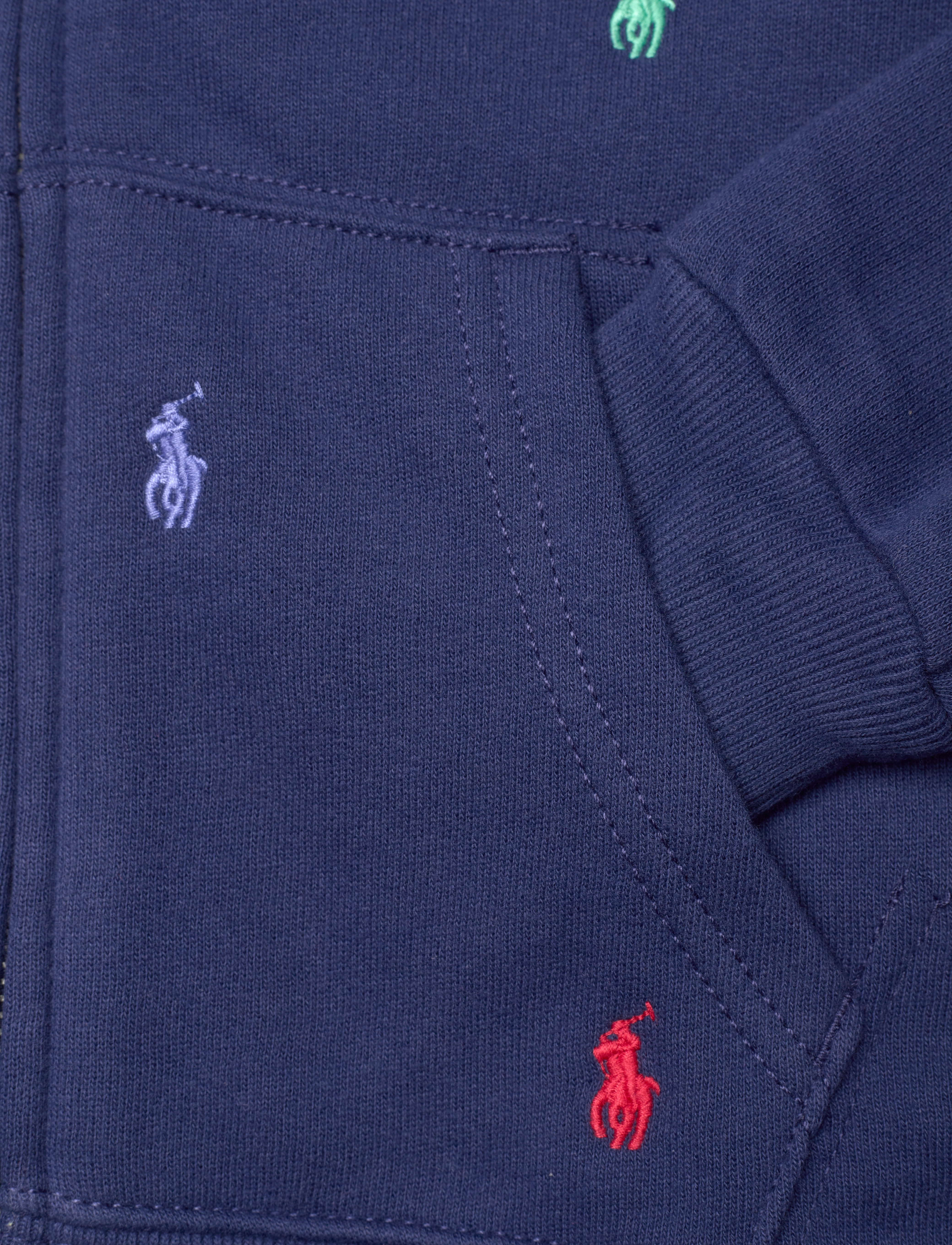 Ralph Lauren Kids - Polo Pony Fleece Full-Zip Hoodie - freshwater - 3