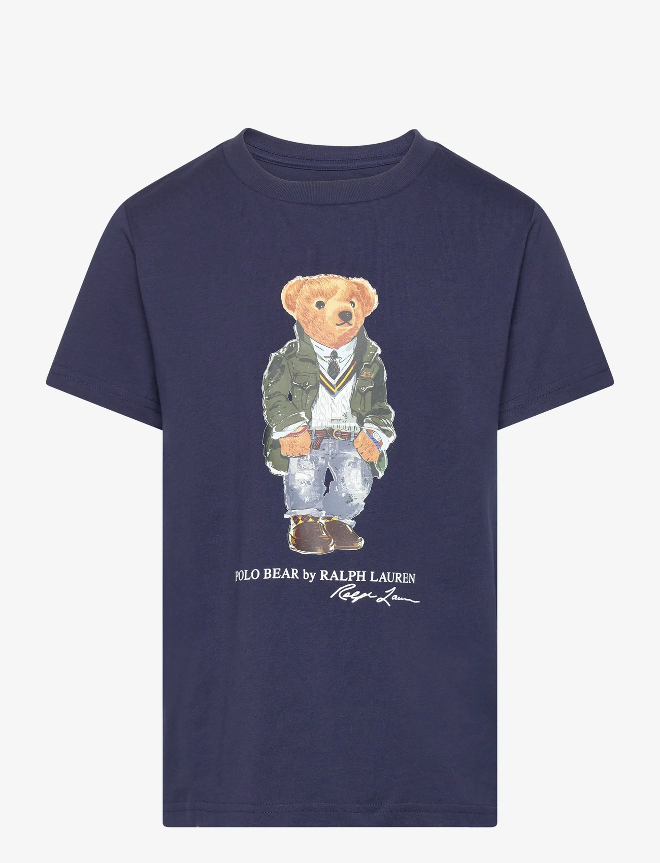 Ralph Lauren Kids - Polo Bear Cotton Jersey Tee - t-shirts à manches courtes - sp24 paris bear n - 0