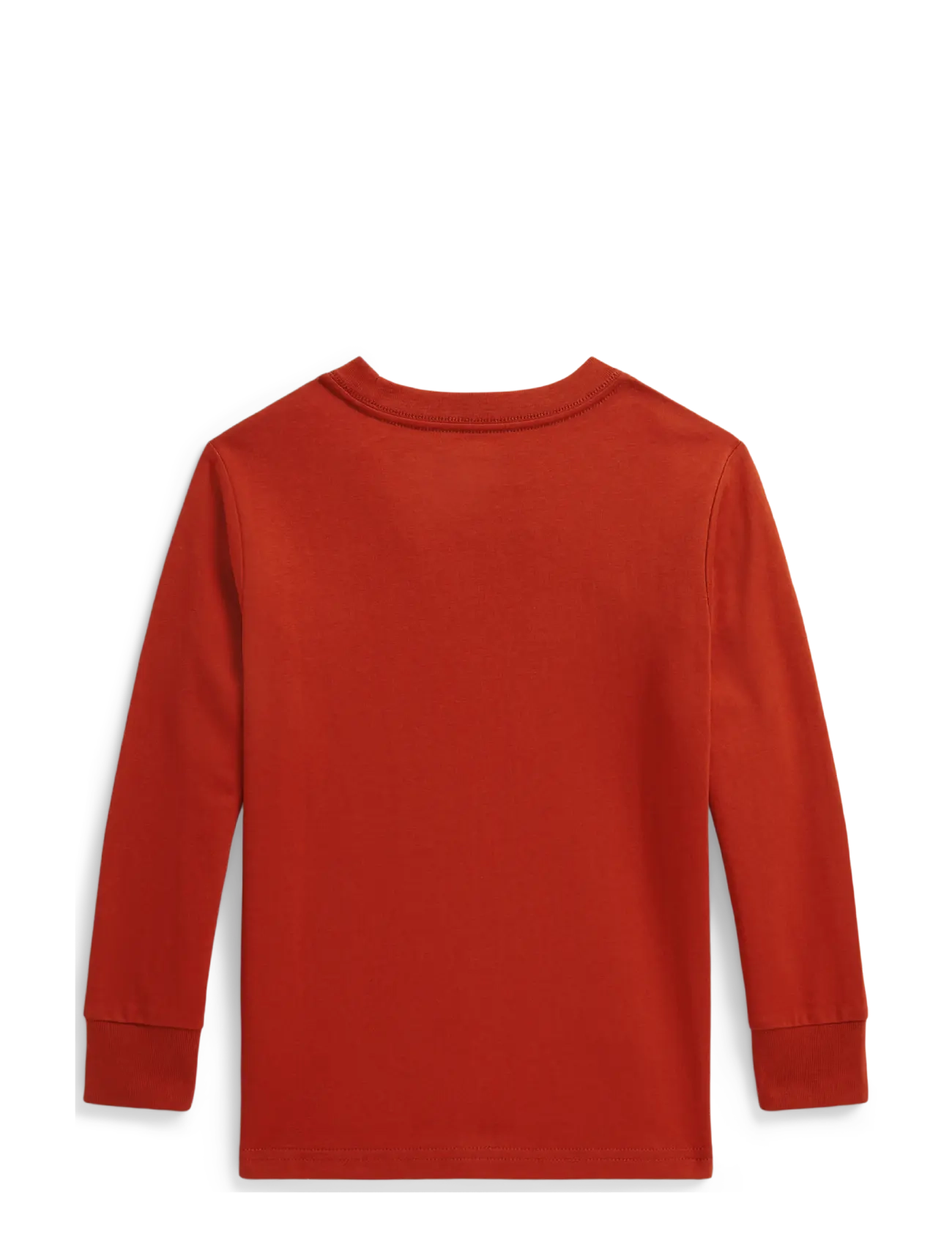 Ralph Lauren Kids - Cotton Jersey Long-Sleeve Tee - varsity orange/c5127 - 1