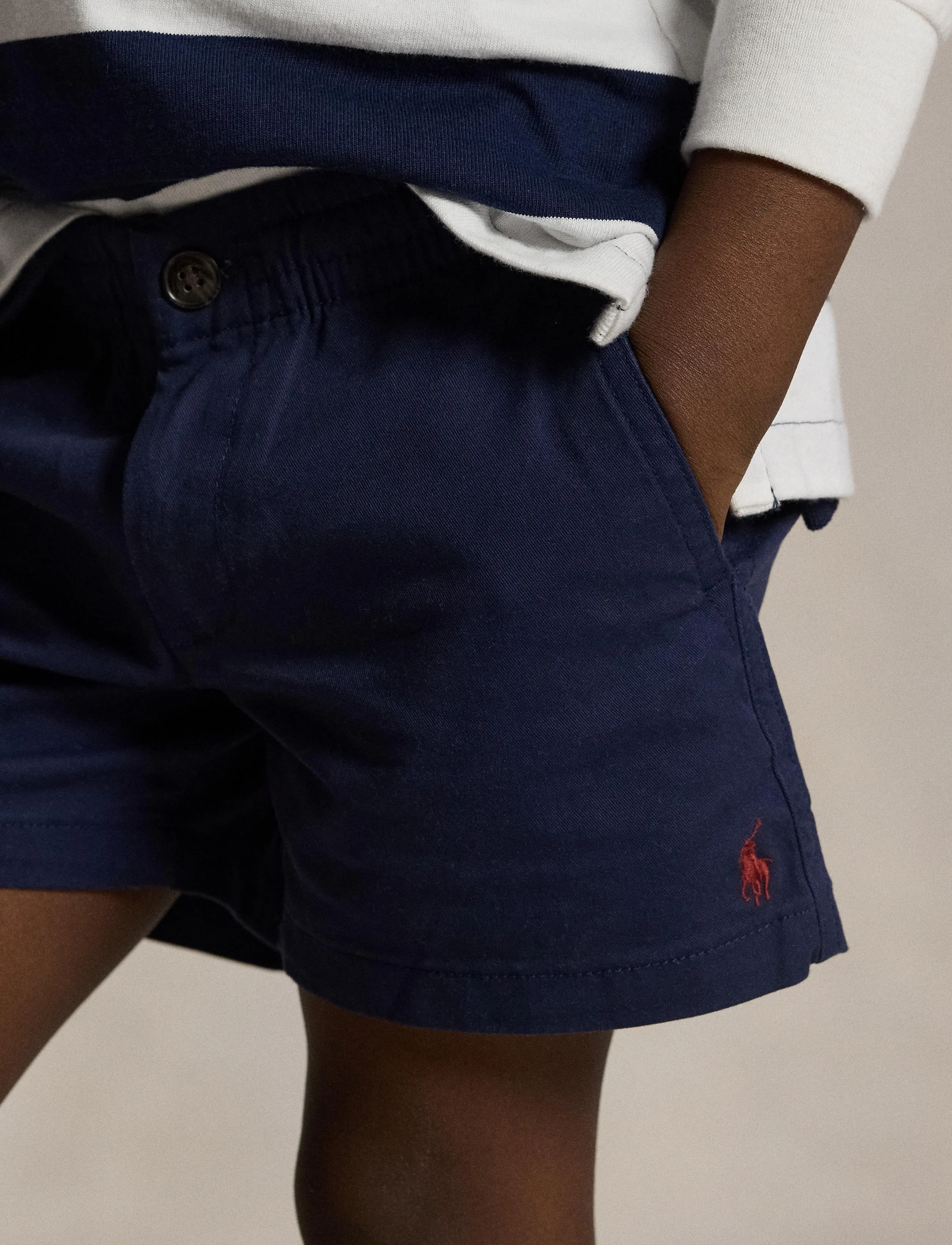Ralph Lauren Kids - Polo Prepster Flex Abrasion Twill Short - casual shorts - newport navy - 4