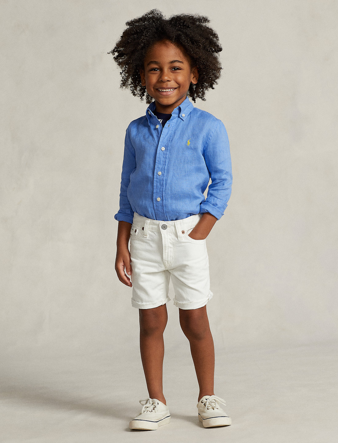 Ralph Lauren Kids Linen Shirt Tops Boozt