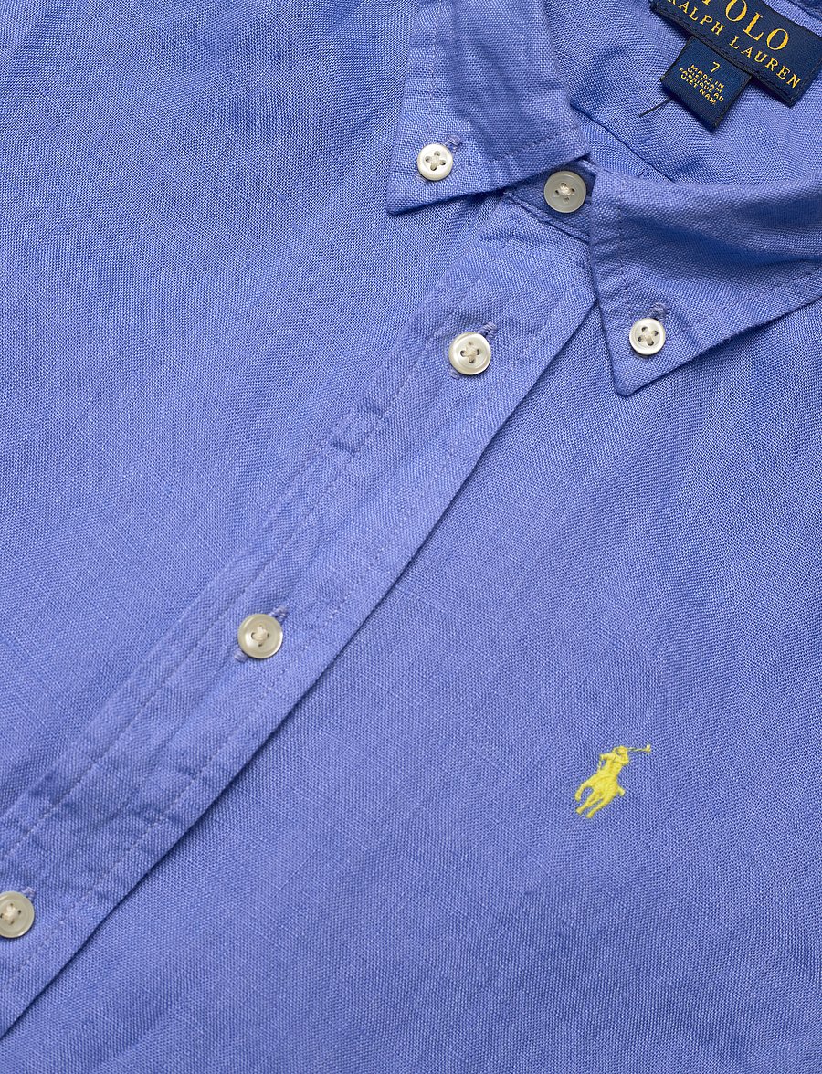 Ralph Lauren Kids - Linen Shirt - harbor island blu - 3