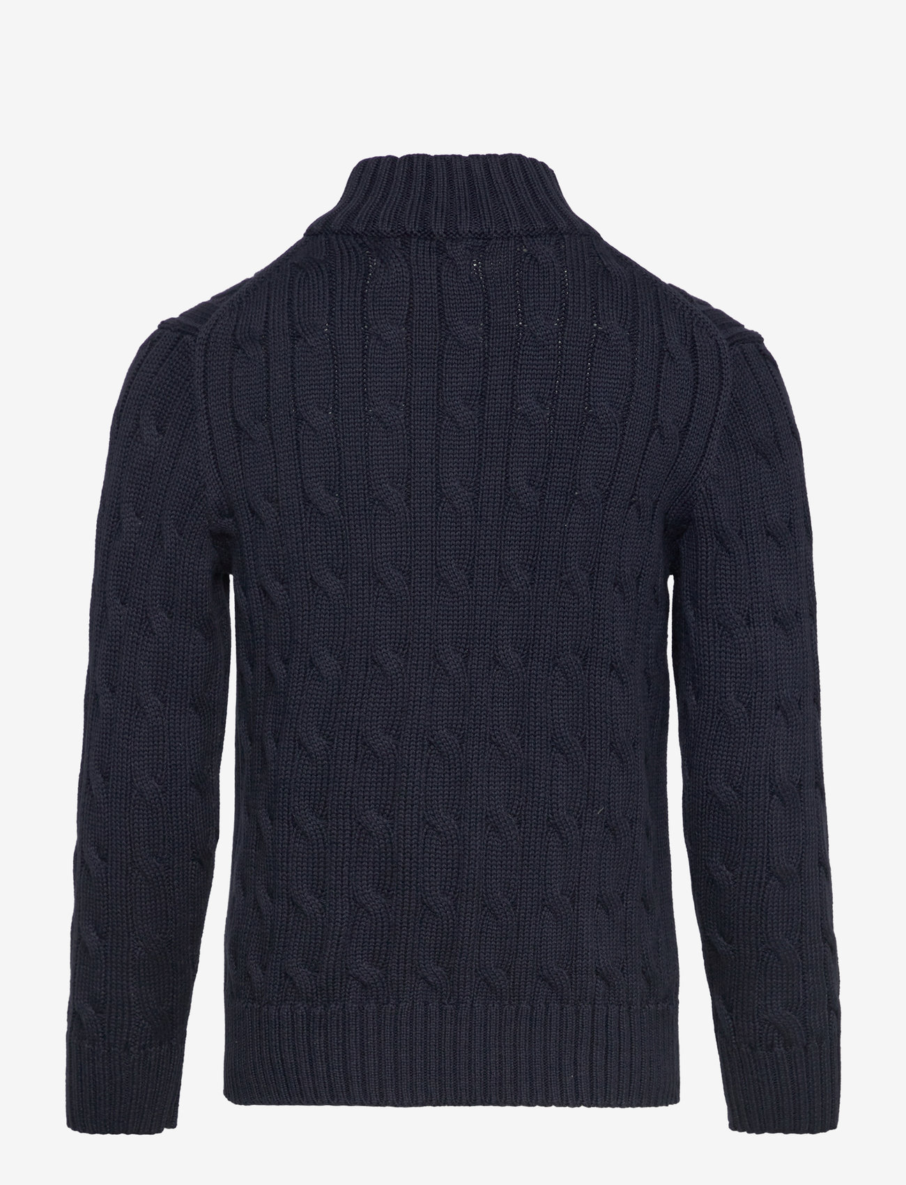 Ralph Lauren Kids - Cable-Knit Cotton Quarter-Zip Sweater - rl navy/c3807 - 2