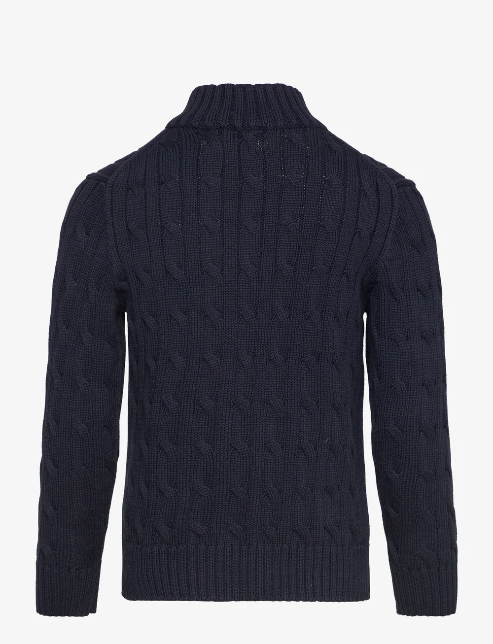 Ralph Lauren Kids - Cable-Knit Cotton Quarter-Zip Sweater - pullover - rl navy/c3807 - 2