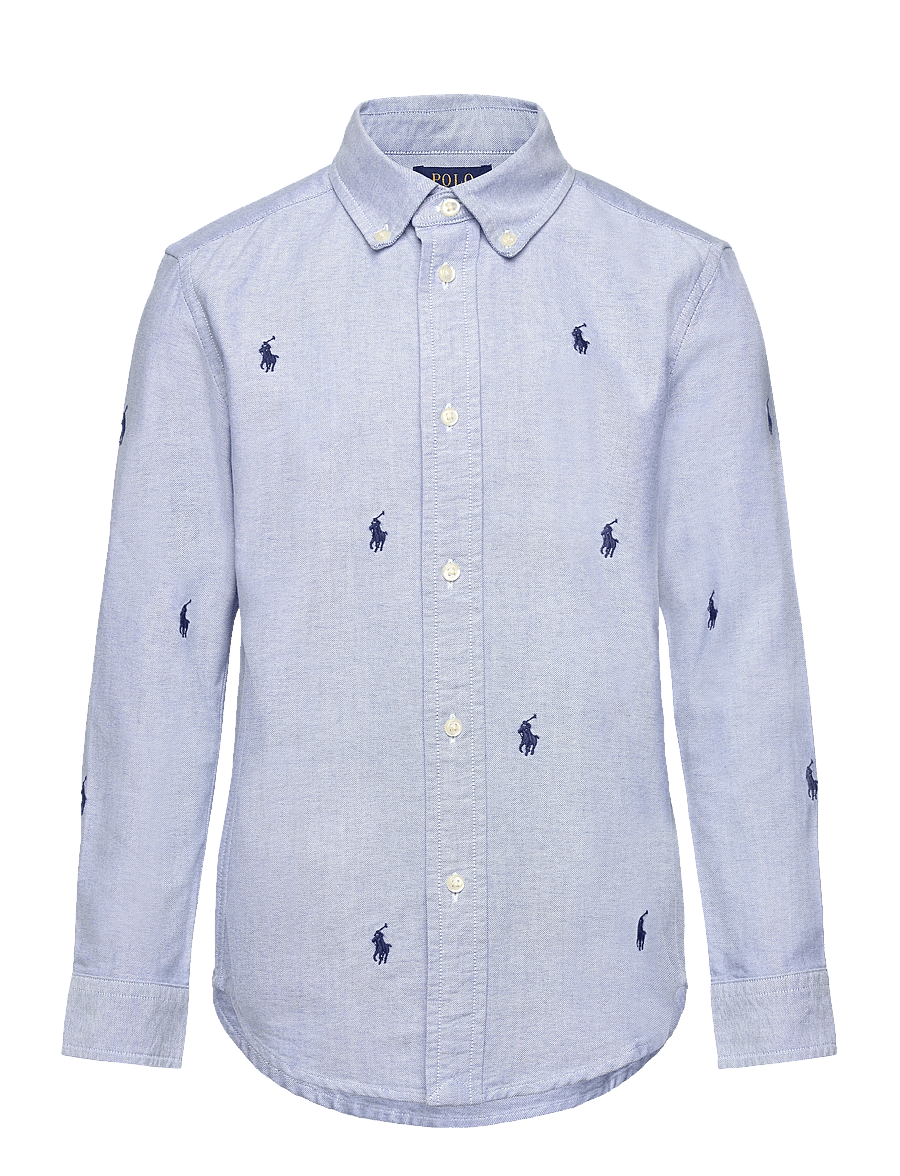 Ralph Lauren Kids - CLASSIC OXFORD-CLBDPPC-SI-SPS - langärmlige hemden - bsr blue with aoe - 1