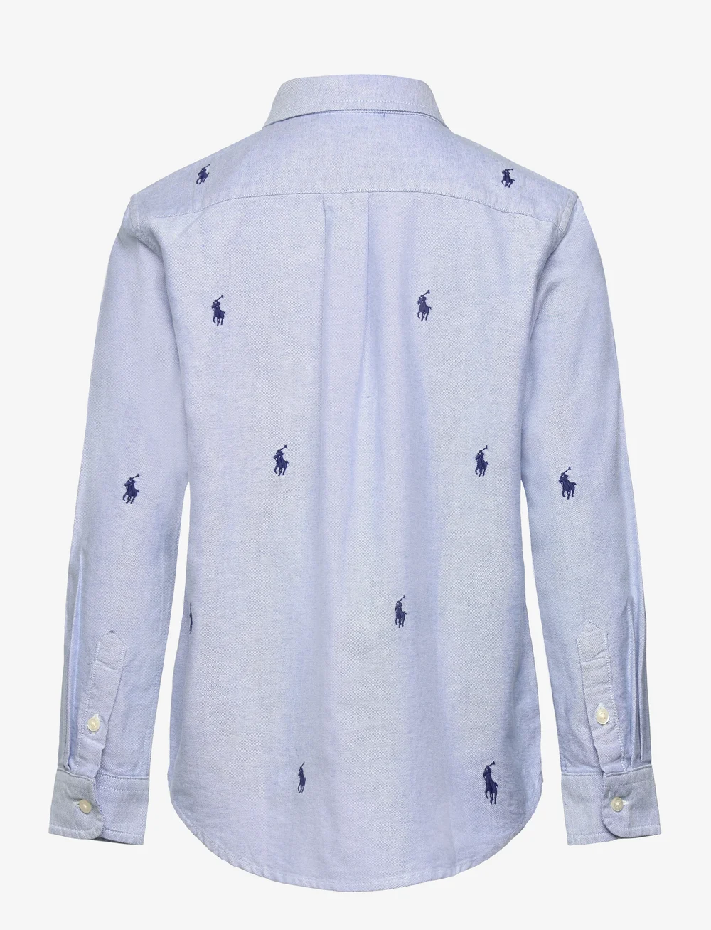 Ralph Lauren Kids - Polo Pony Cotton Oxford Shirt - langærmede skjorter - bsr blue with aoe - 2