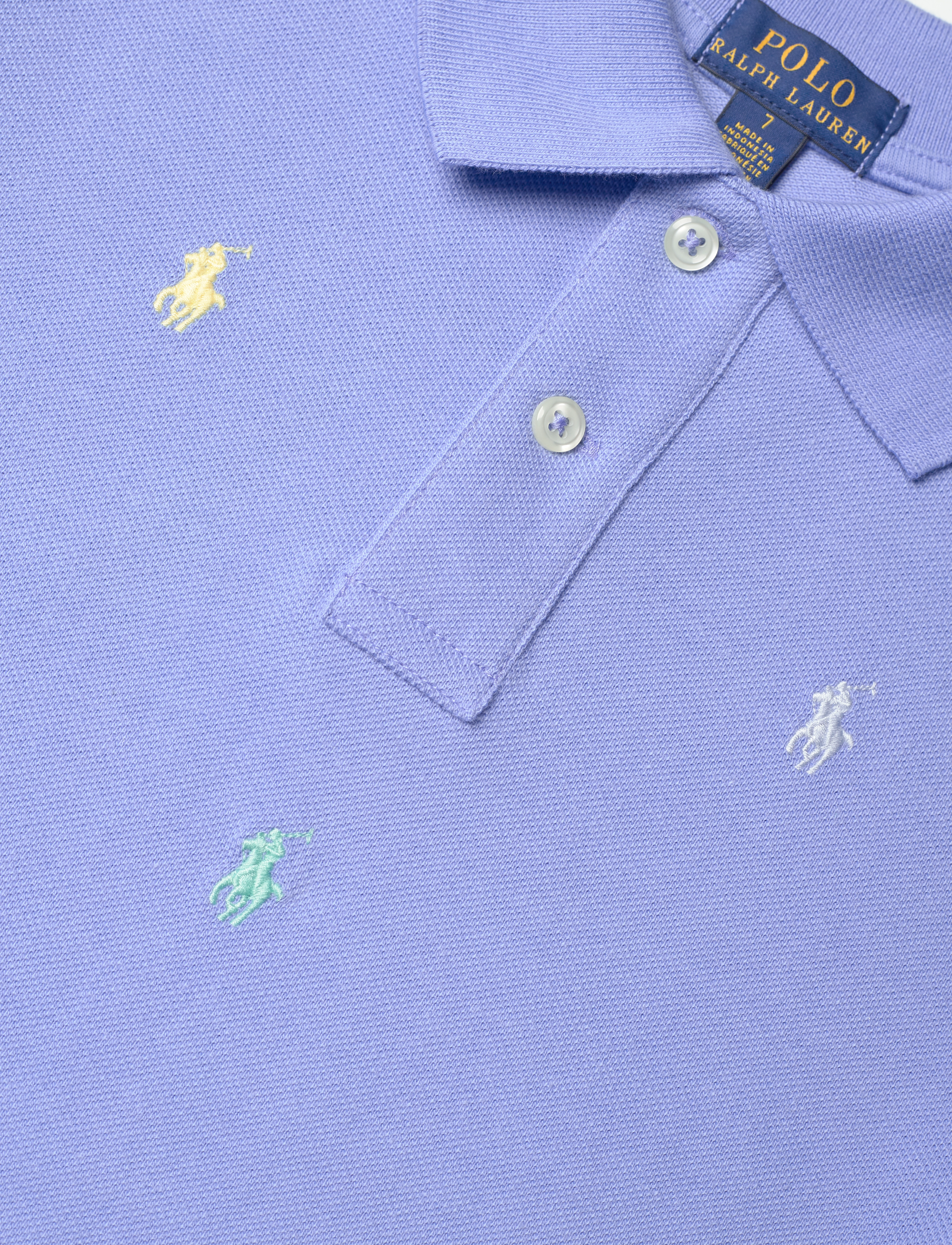 Ralph Lauren Kids - Polo Pony Cotton Mesh Polo Shirt - harbor island blu - 2