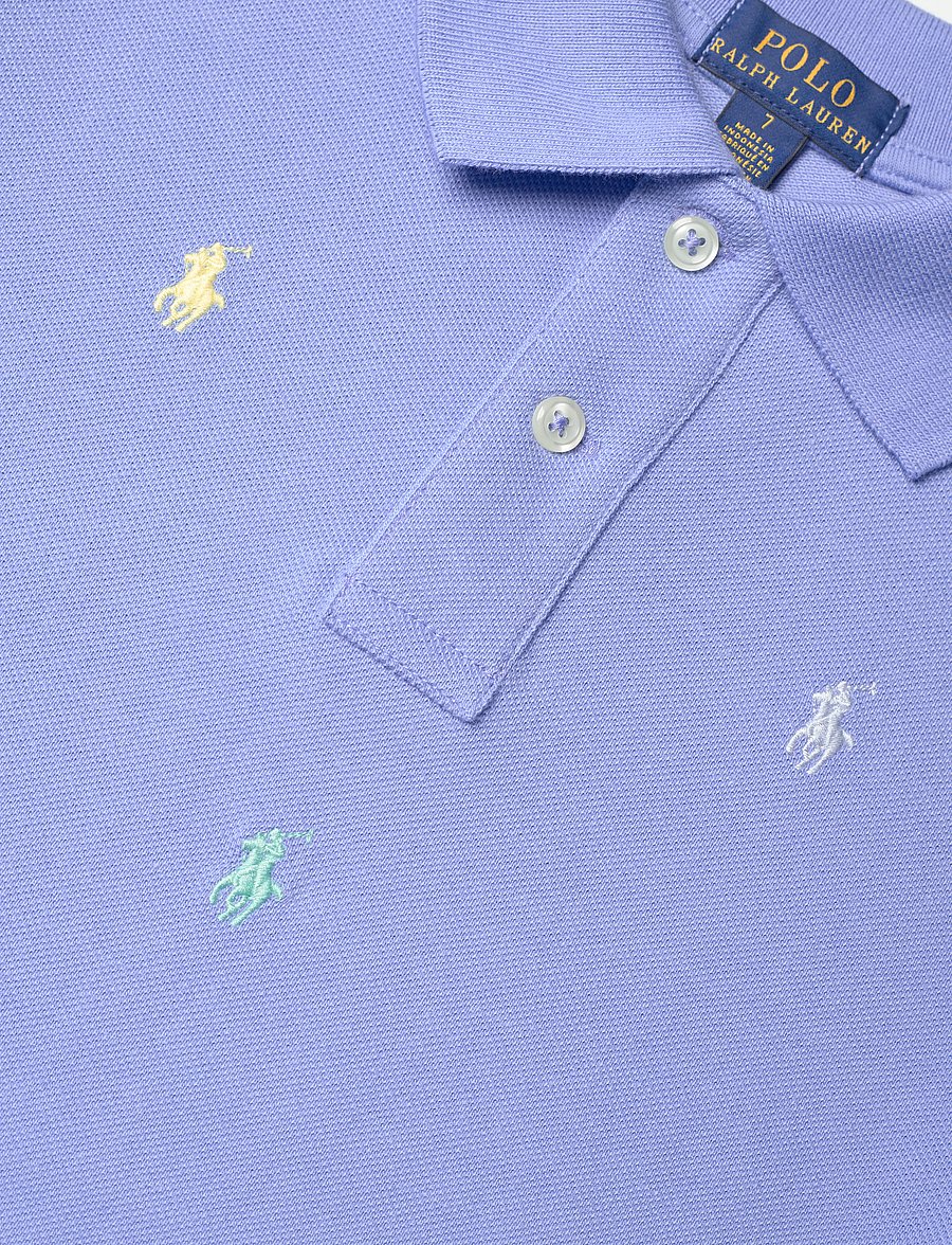 Ralph Lauren Kids - Polo Pony Cotton Mesh Polo Shirt - harbor island blu - 2