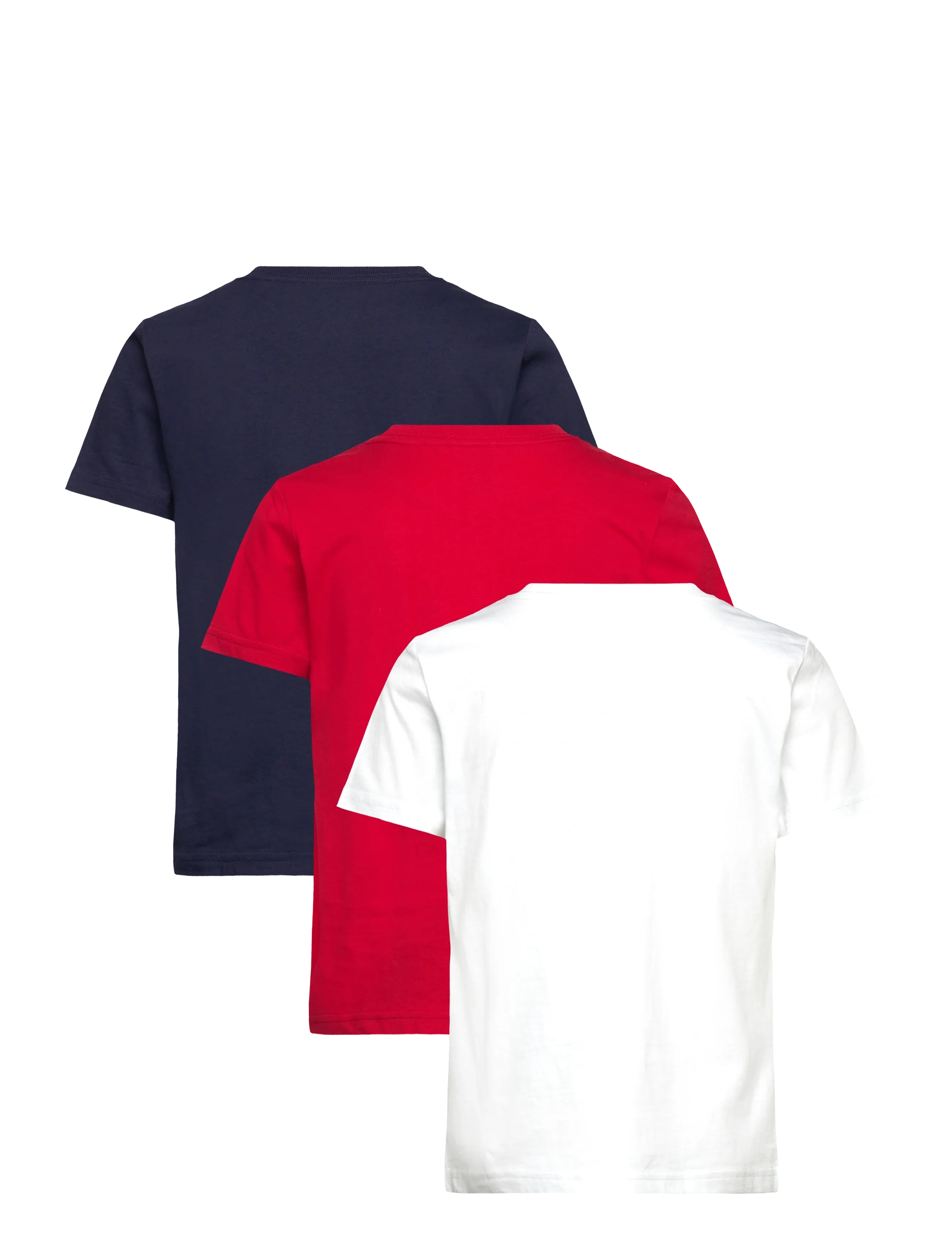 Ralph Lauren Kids - Cotton Jersey Crewneck Tee 3-Pack - kurzärmelige - polo essentials 1 - 2