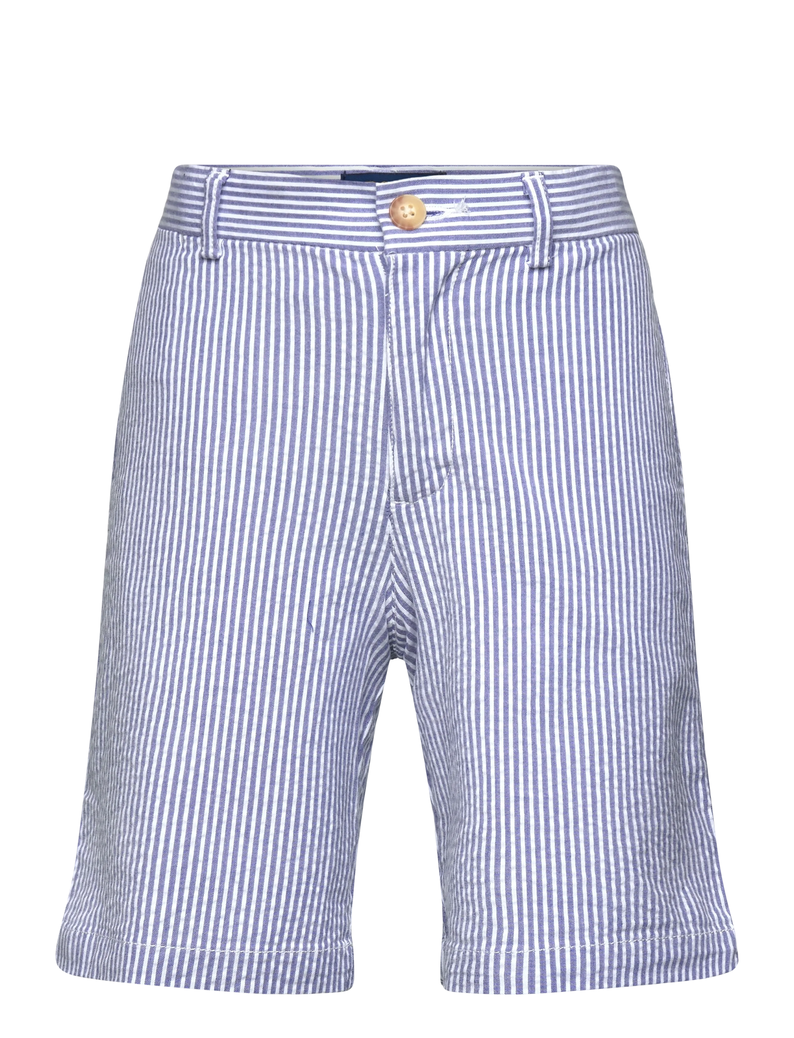 Ralph Lauren Kids Stretch Cotton Seersucker Short - Festliche Mode - BLUE SEERSUCKER / blue