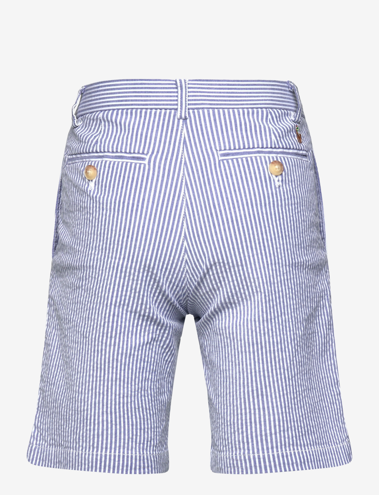Ralph Lauren Kids - Stretch Cotton Seersucker Short - chino shorts - blue seersucker - 1