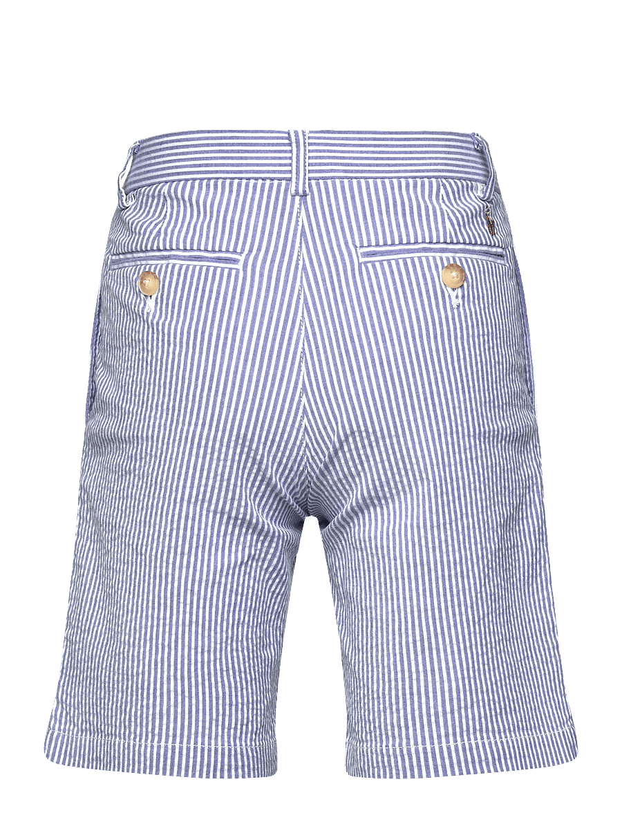 Ralph Lauren Kids - Stretch Cotton Seersucker Short - chino shorts - blue seersucker - 2