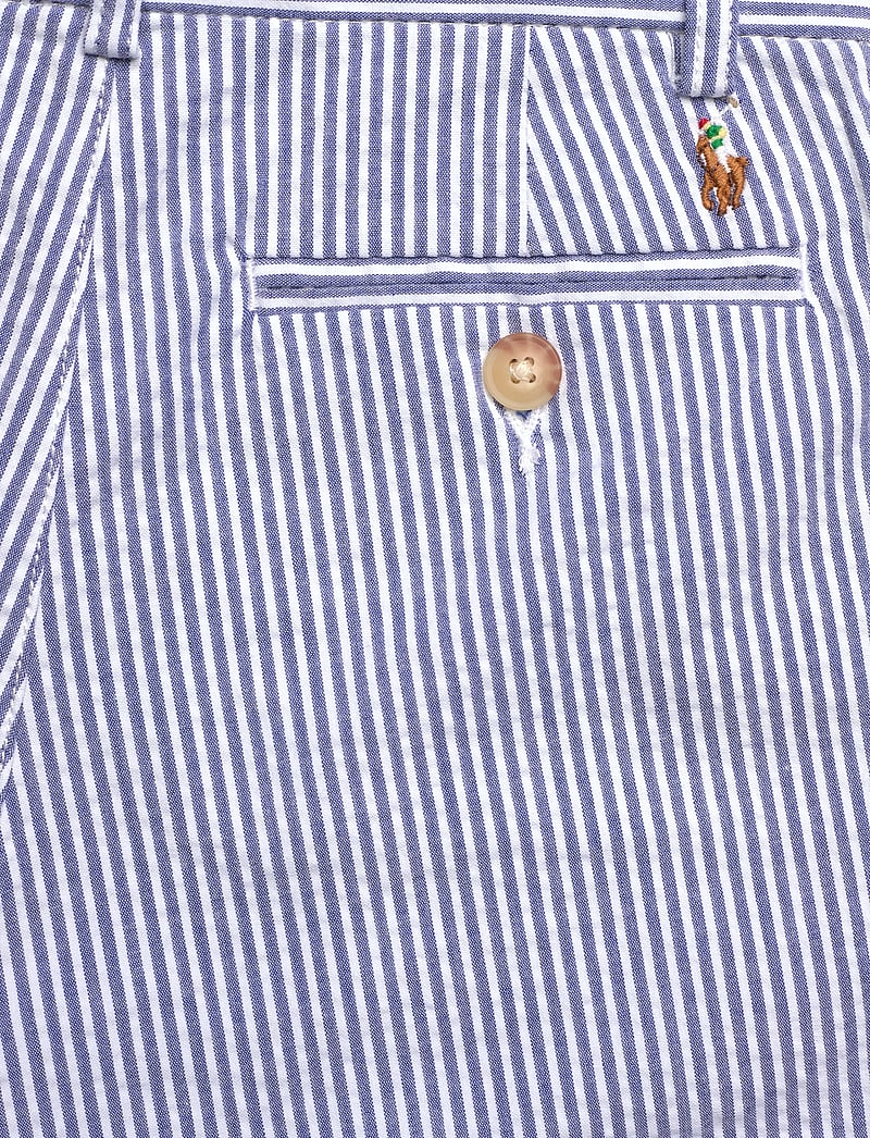 Ralph Lauren Kids - Stretch Cotton Seersucker Short - chino shorts - blue seersucker - 4