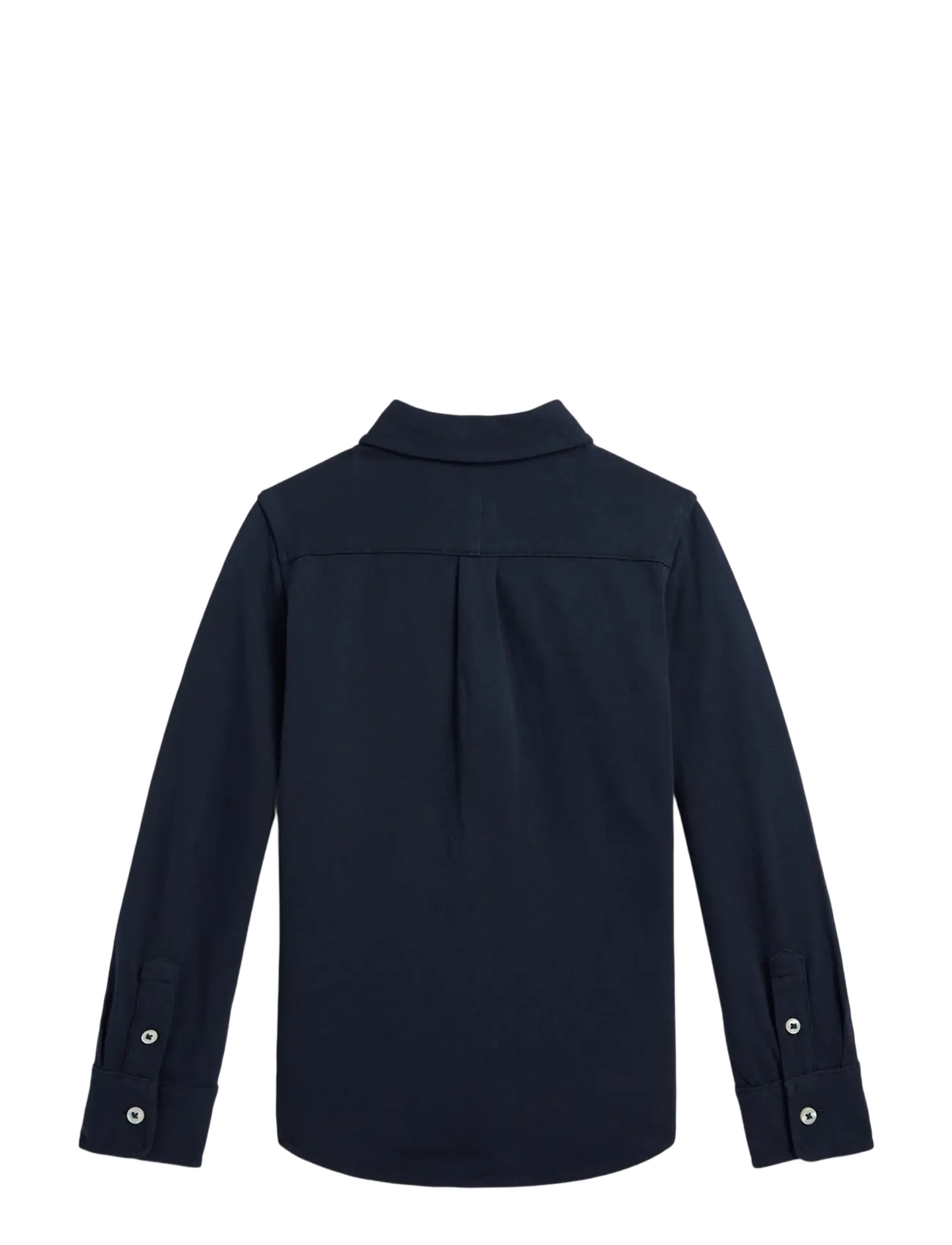 Ralph Lauren Kids - Featherweight Cotton Mesh Shirt - langærmede skjorter - aviator navy - 2